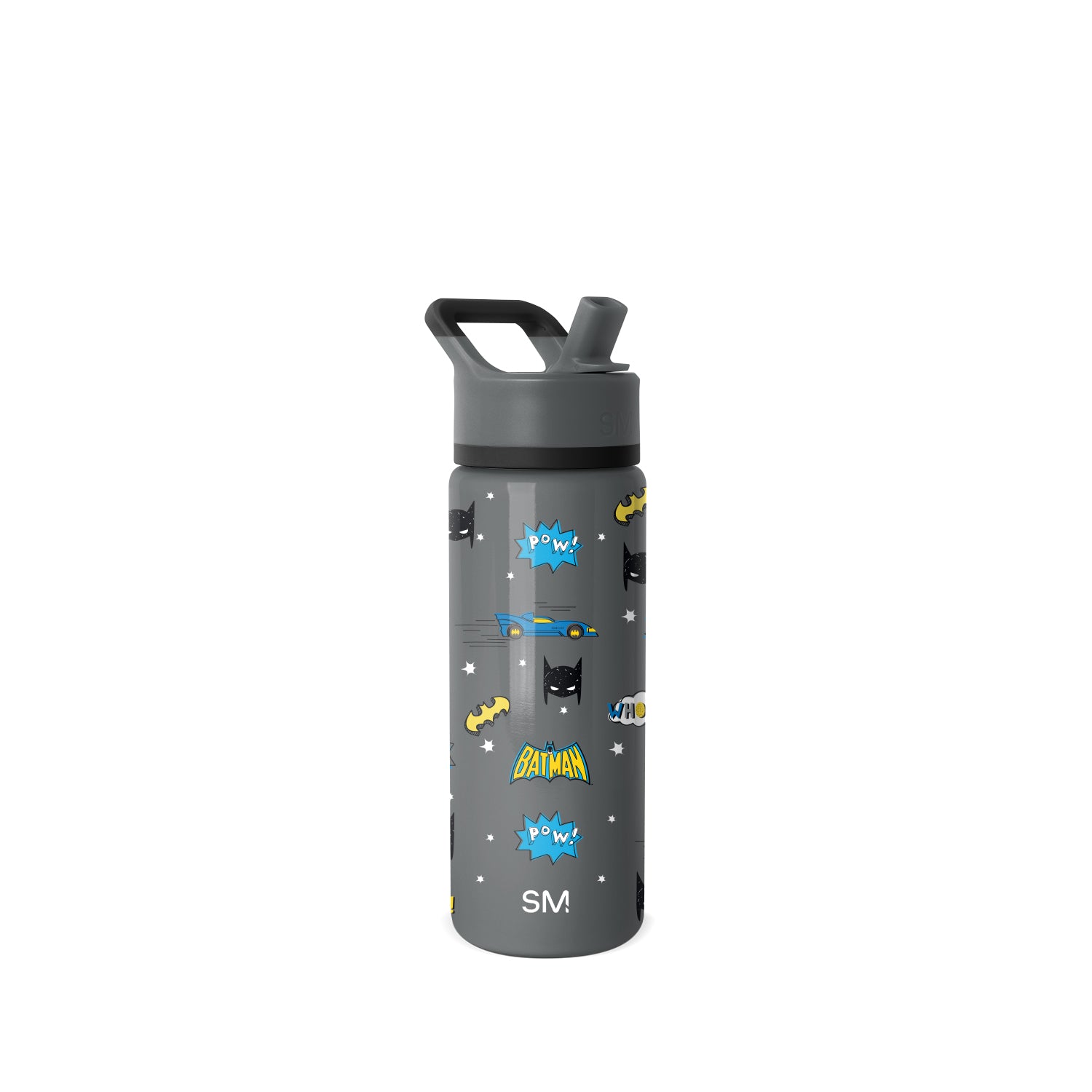 Summit Kids Water Bottle with Straw Lid - BPA Free, Leak Proof, Insulated Stainless Steel Bottle for School, Sports & Outdoor Activities