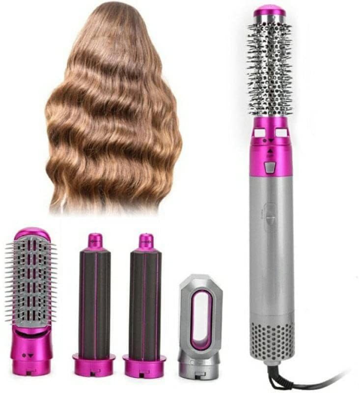 Mabron 5-in-1 Hair Dryer Brush with Negative Ion Technology - 1000W Styler, Volumizer, Straightener & Curler for Salon-Quality Blowouts at Home | Perfect for Daily Styling, Travel & Professional Salon Use