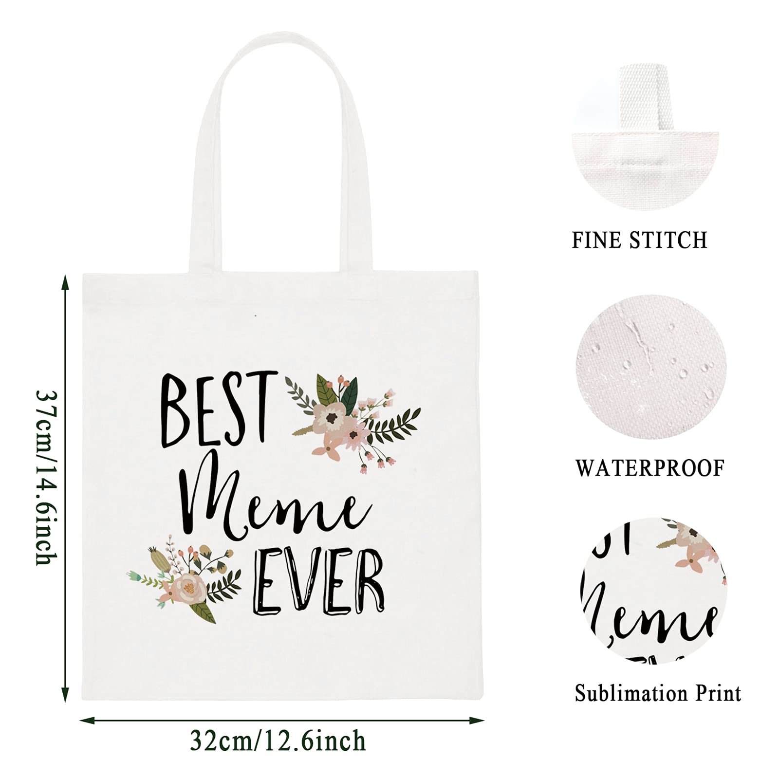 Funny Meme Makeup Bag - Waterproof Travel Toiletry Pouch with Zipper - Best Gift for Grandma & Meme Lovers - Perfect for Cosmetics, Travel Essentials & Daily Use