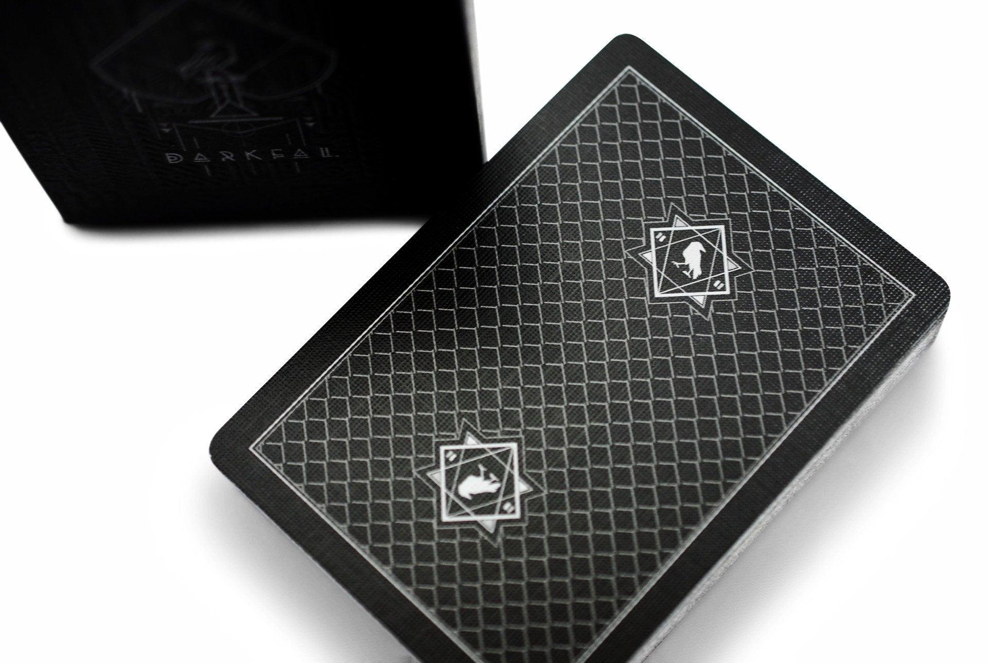 Premium Darkfall Playing Cards - 52 Deck with Custom Gothic Artwork - Perfect for Poker, Magic Tricks & Game Nights