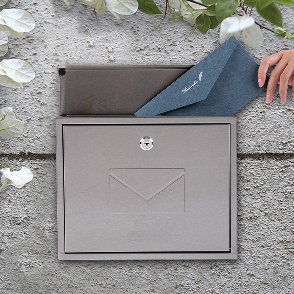 Premium Anti-Fingerprint Metal Letterbox - 11.9