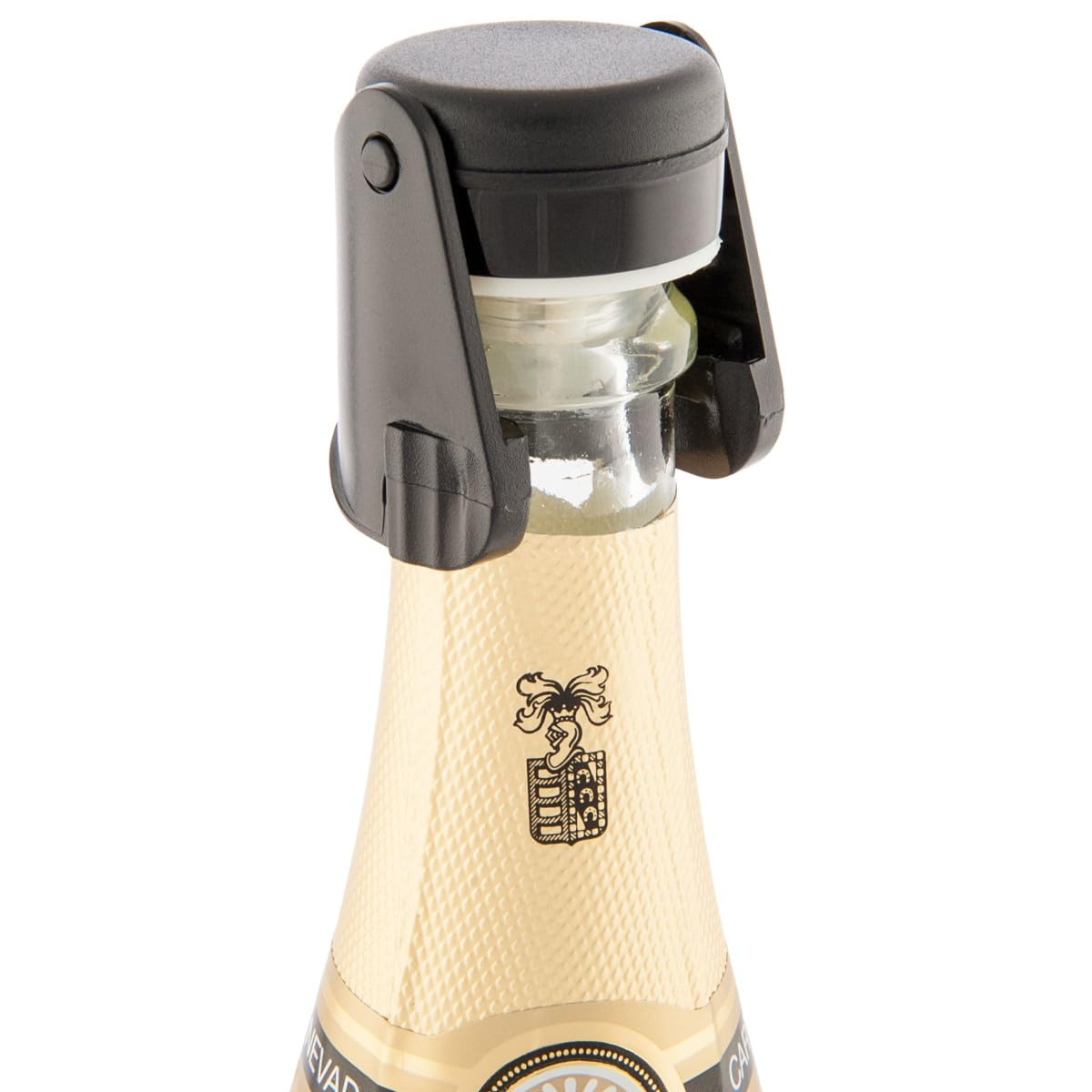 Premium Hermetic Champagne Stopper - Airtight Wine Bottle Sealer for Sparkling Wine & Champagne | Keep Bubbles Fresh for Days | Perfect for Parties, Weddings & Home Bars