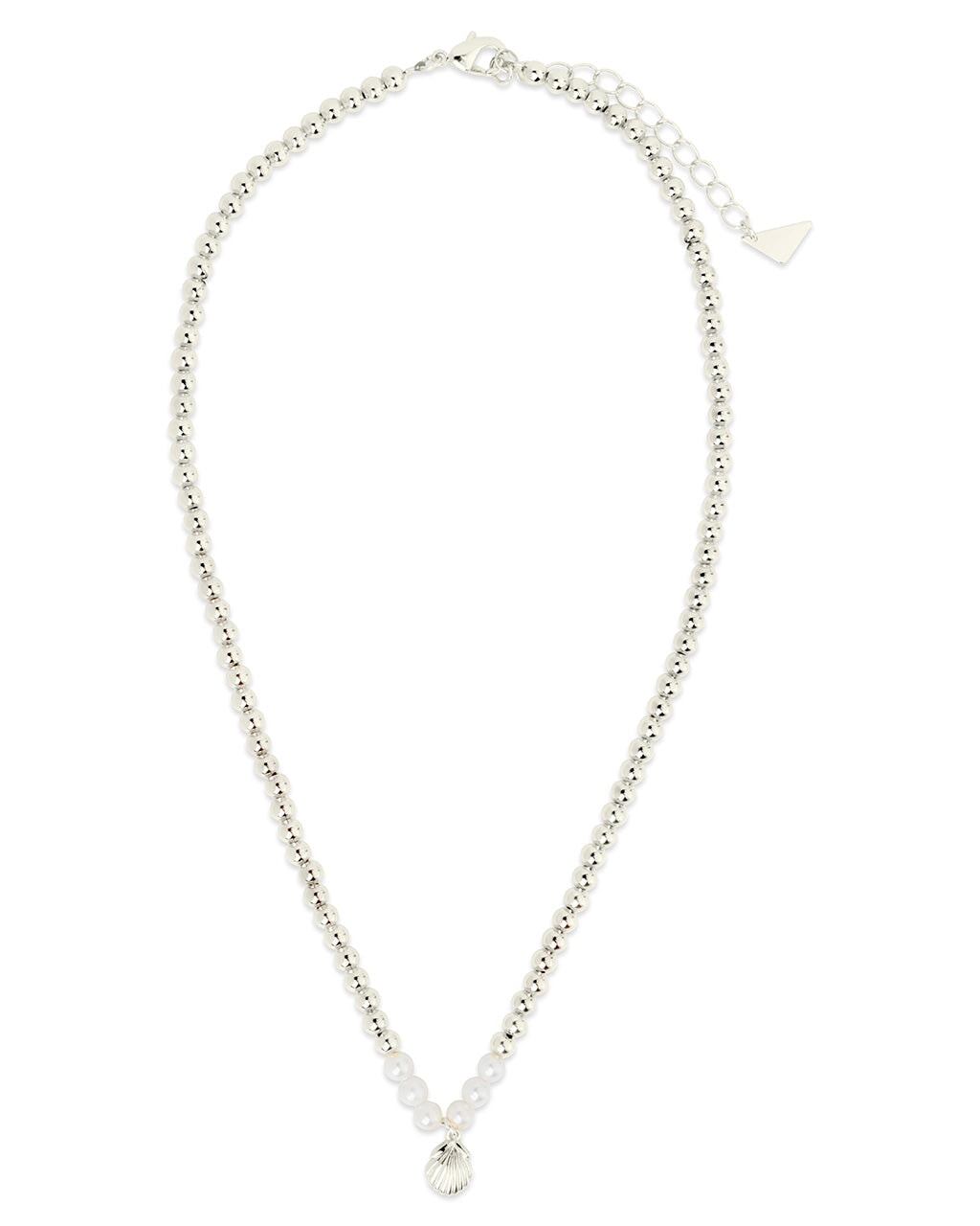 Marjorie Pearl & Shell Pendant Necklace - Elegant Beach Jewelry for Women, Perfect for Weddings, Vacations & Summer Outfits