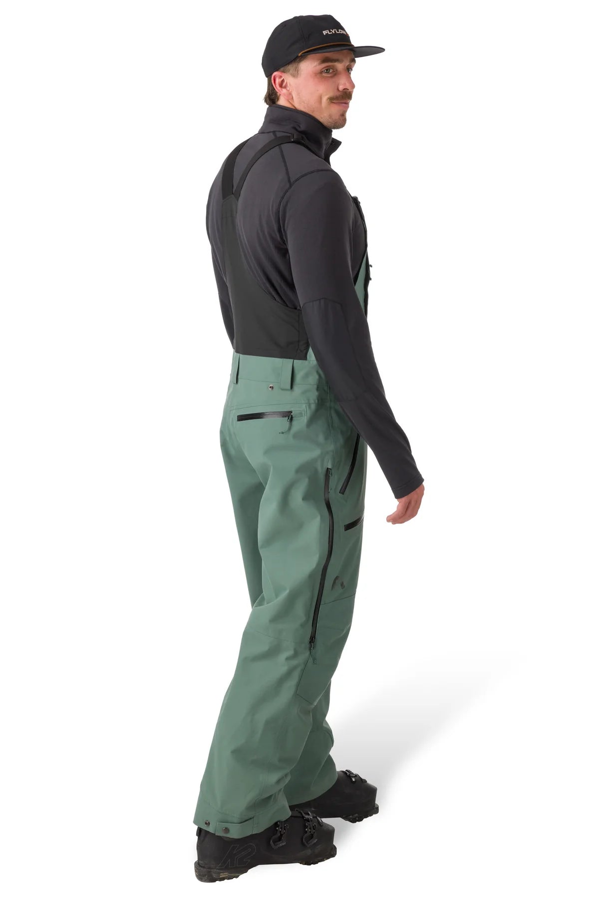 Flylow Baker Bib Snow Pants 2025 - Waterproof Ski & Snowboard Bib Overalls for Men & Women - Perfect for Winter Sports, Hiking & Outdoor Adventures