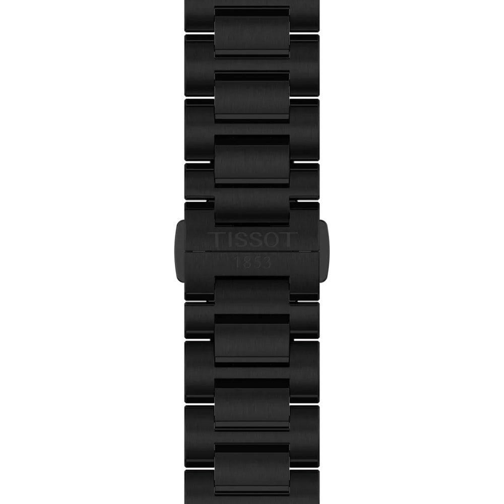 PRC 100 Solar Quartz 39mm Black Stainless Steel Bracelet Watch for Men - Perfect for Outdoor Activities, Business & Casual Wear