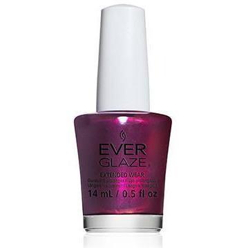 China Glaze Ever Glaze Royal Satin Nail Polish - 0.5 oz (15ml) #82345 - Long Lasting Shine for Manicures & Pedicures, Perfect for Salons & Home Nail Care