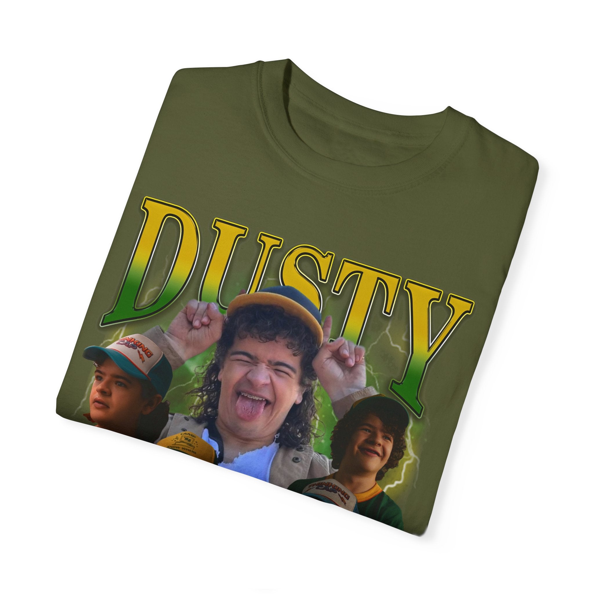 Vintage 90s Dusty Buns Graphic T-Shirt - Retro Nostalgia Tee for Men & Women - Perfect for Casual Wear, Street Style & 90s Theme Parties