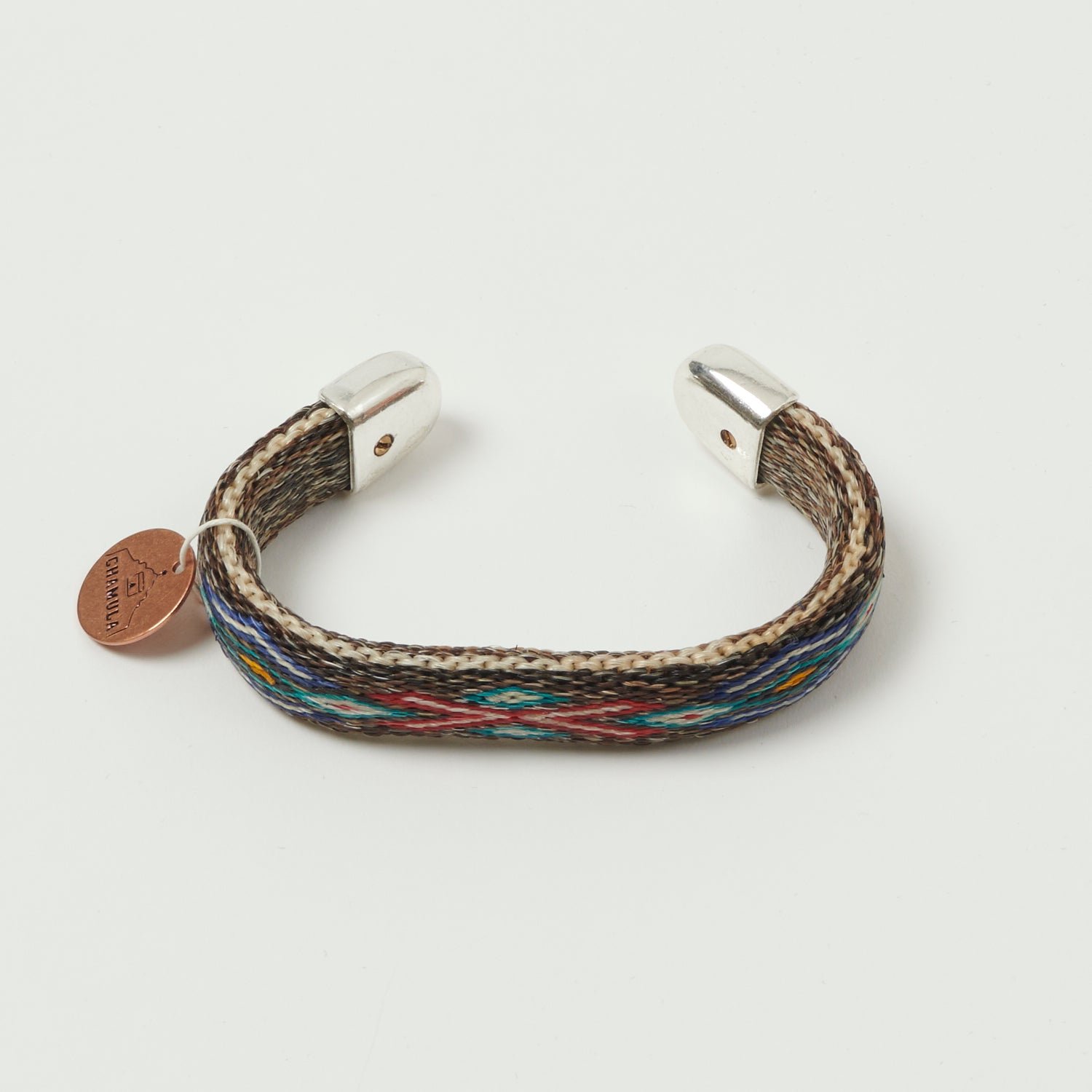 Chamula Flexible Horsehair Bracelet - Natural Turquoise & Blue Beaded Handmade Jewelry for Women - Perfect for Boho, Festival & Everyday Wear