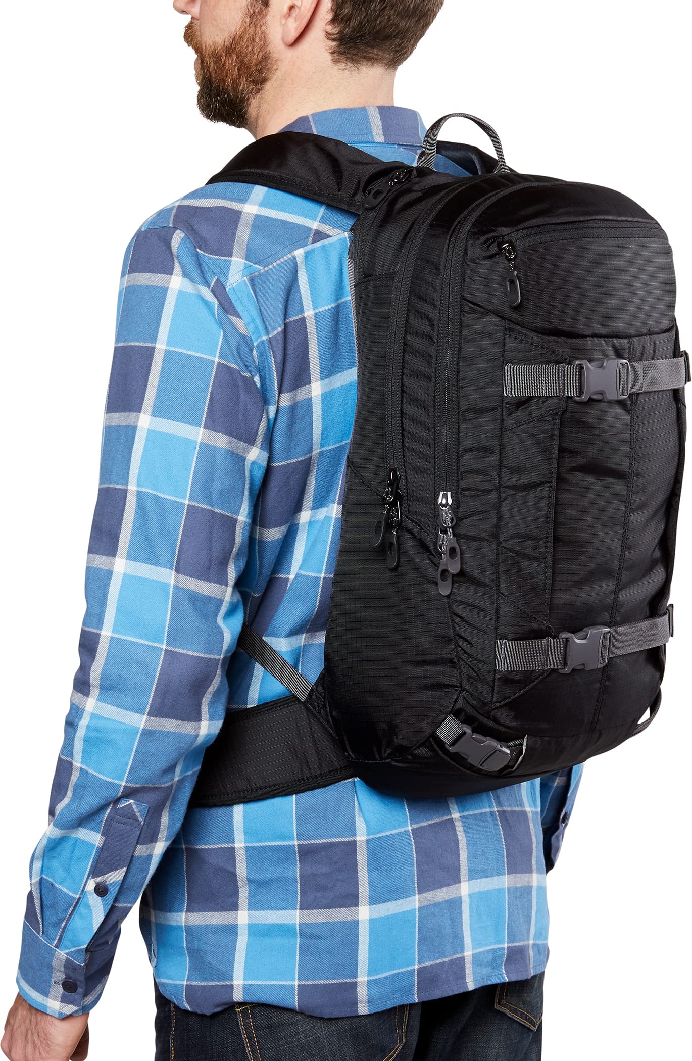 Dakine Mission Pro 25L Backpack - Lightweight Durable Laptop Backpack for Travel, Work & School - Black One Size - Perfect for Commuting, Hiking & Everyday Use