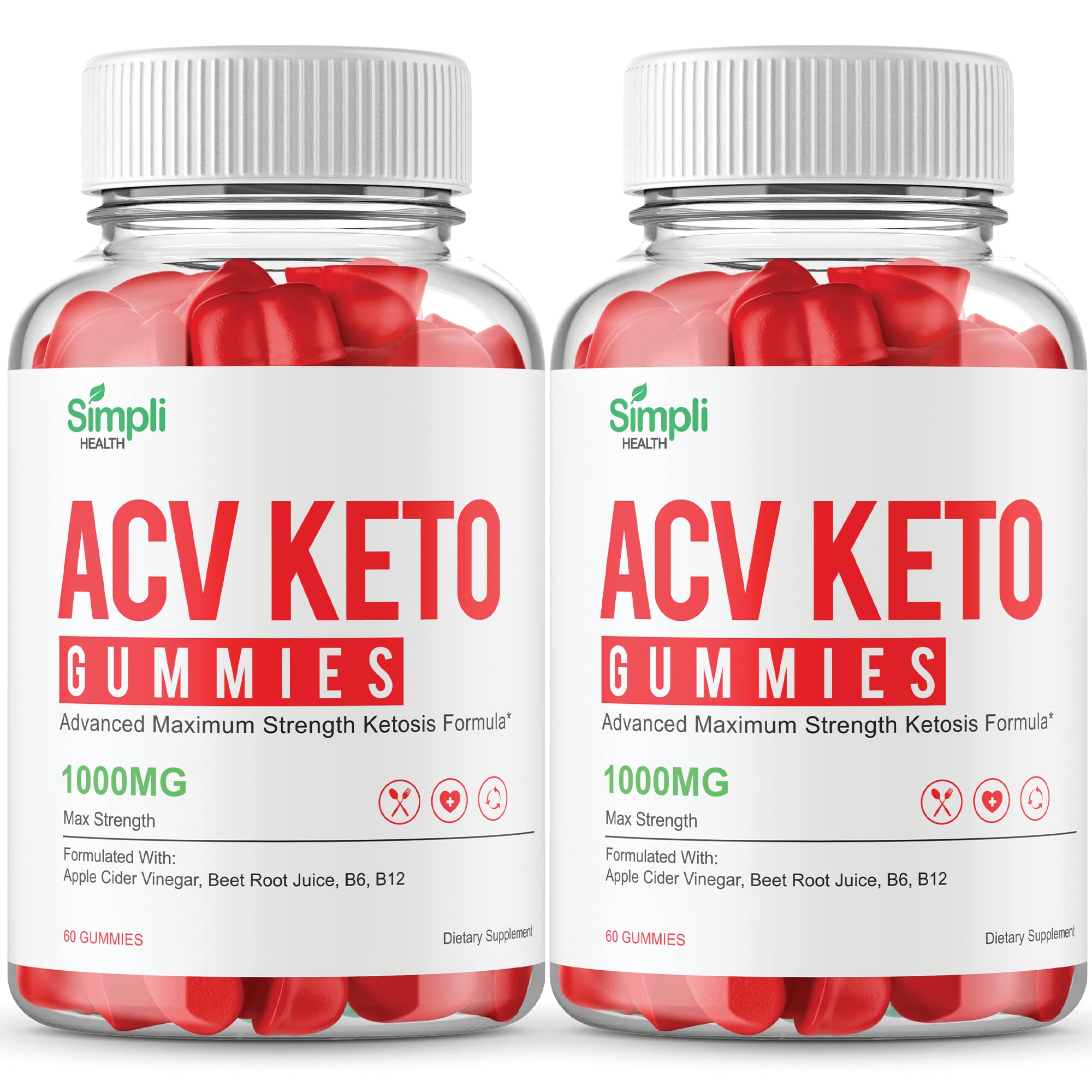 IDEAL PERFORMANCE (2 Pack) Apple Cider Vinegar Keto Gummies - 120 Gummies for Weight Loss & Digestive Health - Perfect for Ketogenic Diet & Daily Wellness Routine