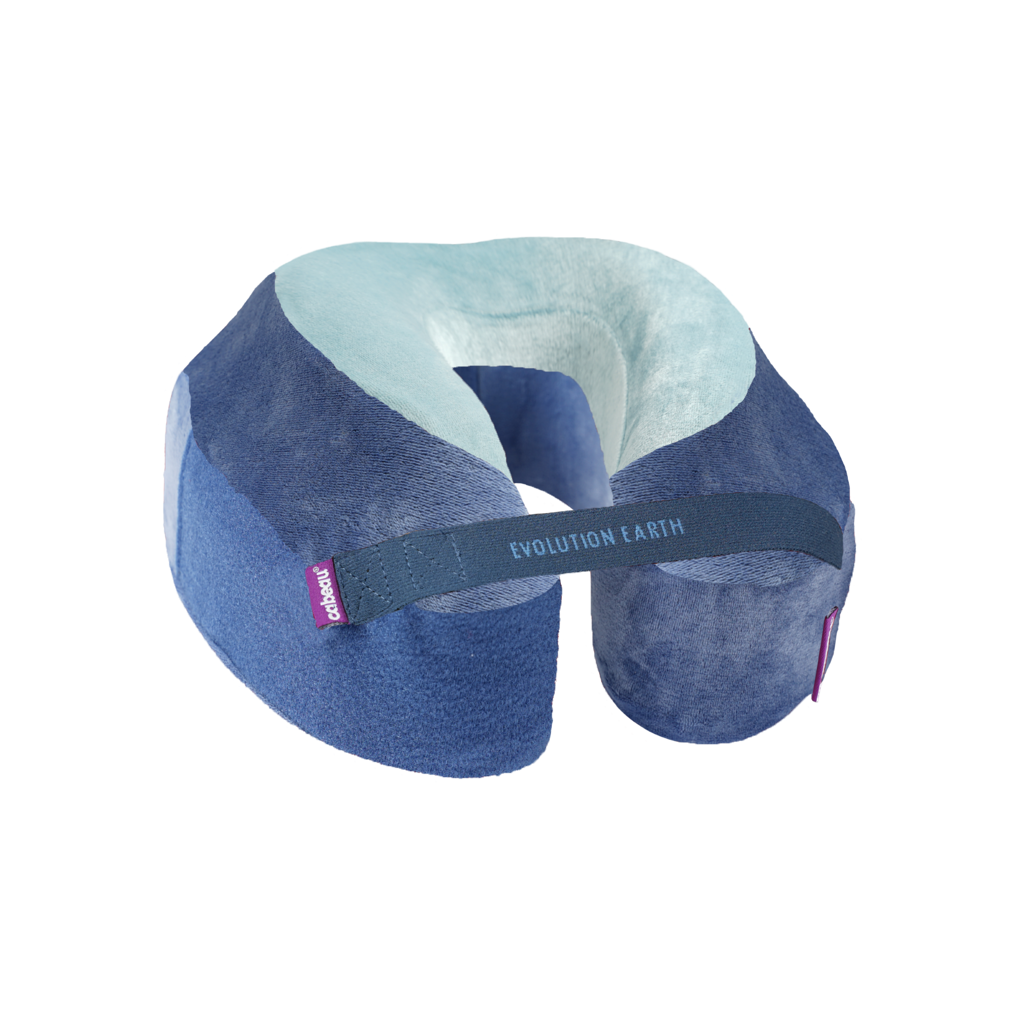 CABEAU Evolution Earth Travel Neck Pillow - Memory Foam Support for Airplane, Car & Office Use - Comfortable & Ergonomic Design for Neck Pain Relief