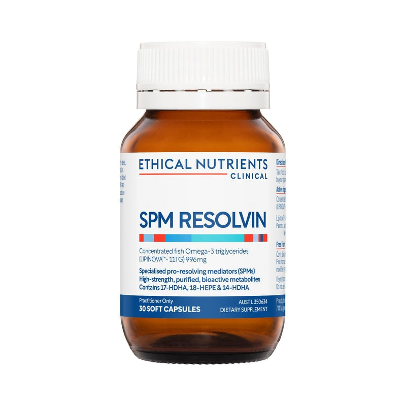 Ethical Nutrients Clinical SPM Resolvin Supplement - Premium Omega-3 Fish Oil for Joint & Muscle Support - Ideal for Post-Workout Recovery & Active Lifestyle