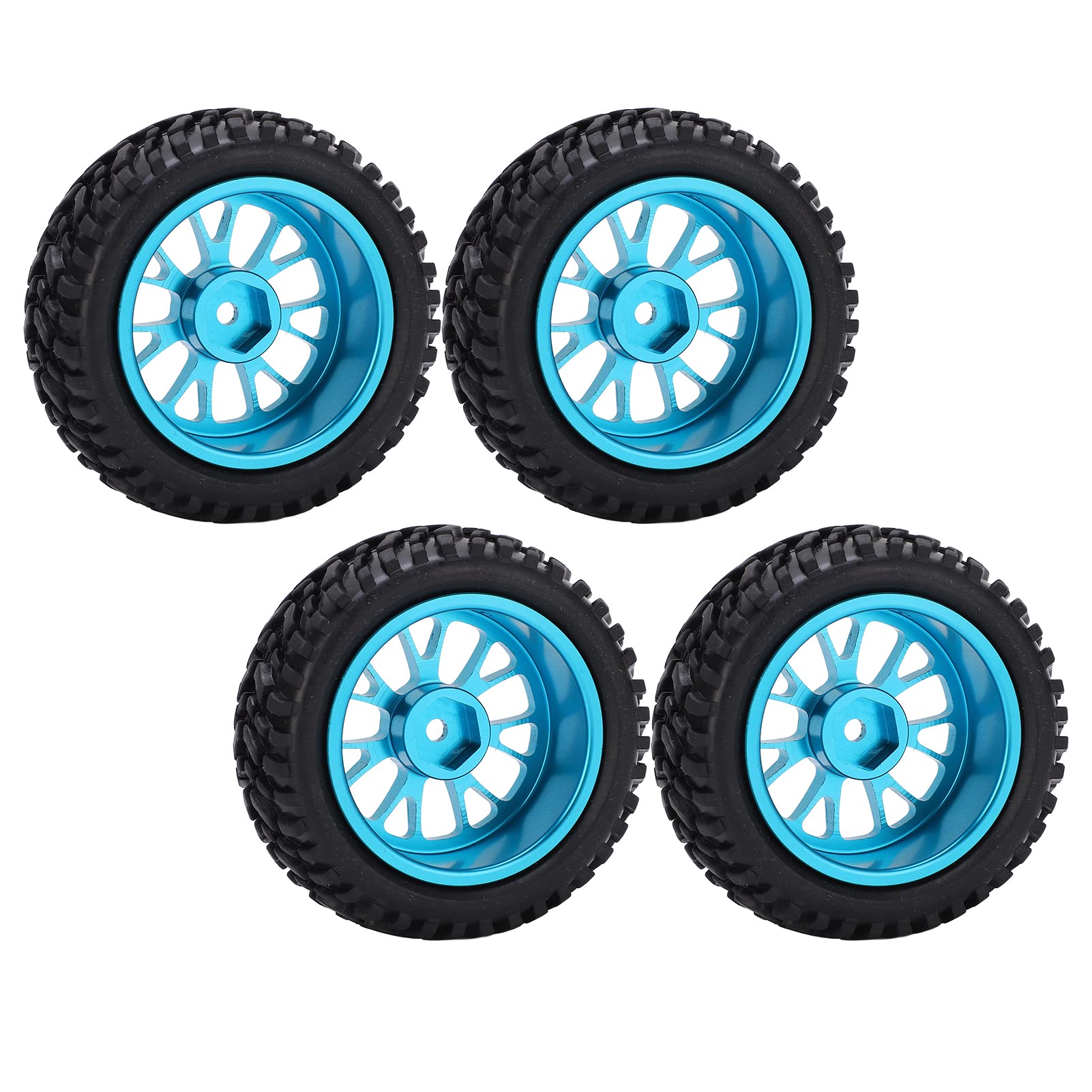 WLToys 144001 1/14 RC Off-Road Car Tires - Durable Plastic Crawler Wheels with Concave Convex Texture for Enhanced Traction | Perfect for Rock Crawling, Trail Adventures & Off-Road Racing