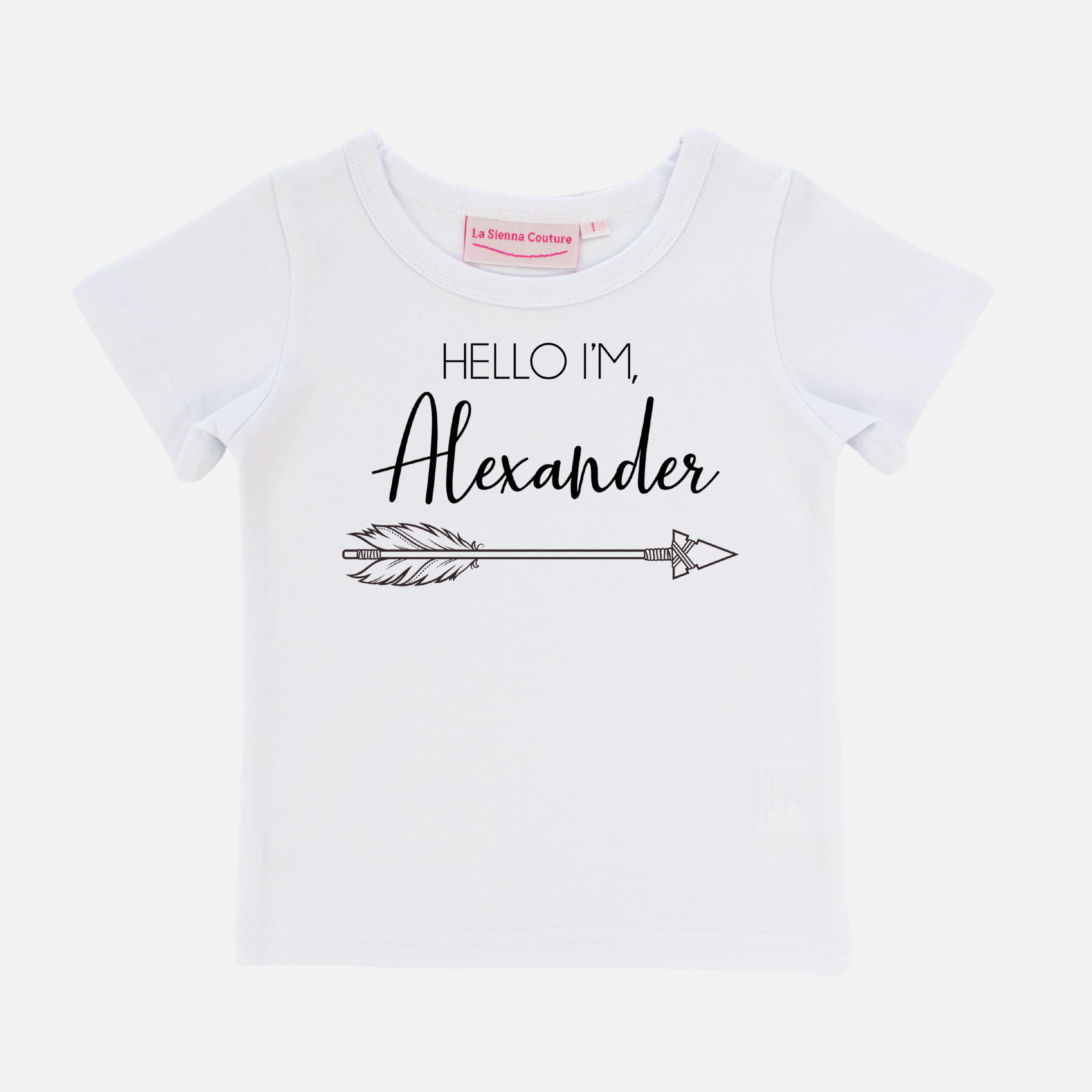 Hello I'm Unisex Custom T-Shirt - Personalized Graphic Tee for Men & Women - Casual Wear, Gifts & Everyday Outfits