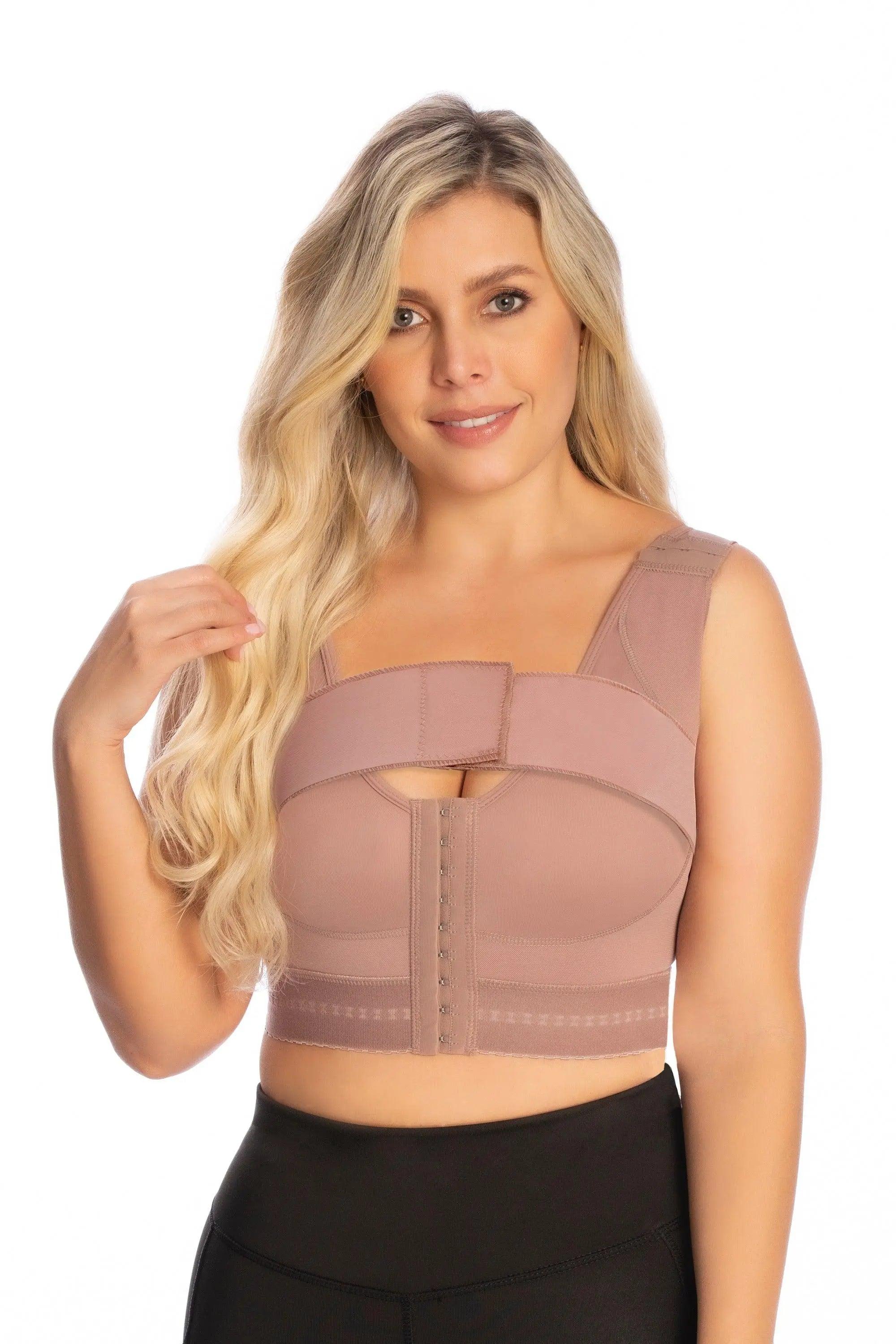 Post-Surgery Support Bra for Breast Augmentation Recovery - Adjustable Band & Comfort Fit #09349 - Ideal for Post-Op Healing & Everyday Wear