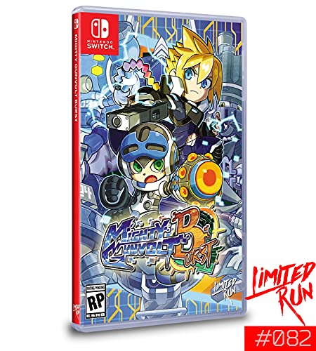 Mighty Gunvolt Burst - Nintendo Switch Game (Limited Run Games #82) | Fast-Paced Action Platformer for Gaming Enthusiasts | Perfect for Home & On-the-Go Play