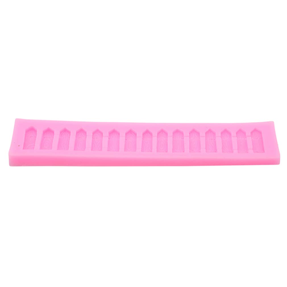 Guangqiqi Garden Fence Silicone Fondant Mold - Baking Decorating Tool for Cupcakes, Cakes & Cookies - Perfect for DIY Cake Decorations, Wedding & Birthday Parties