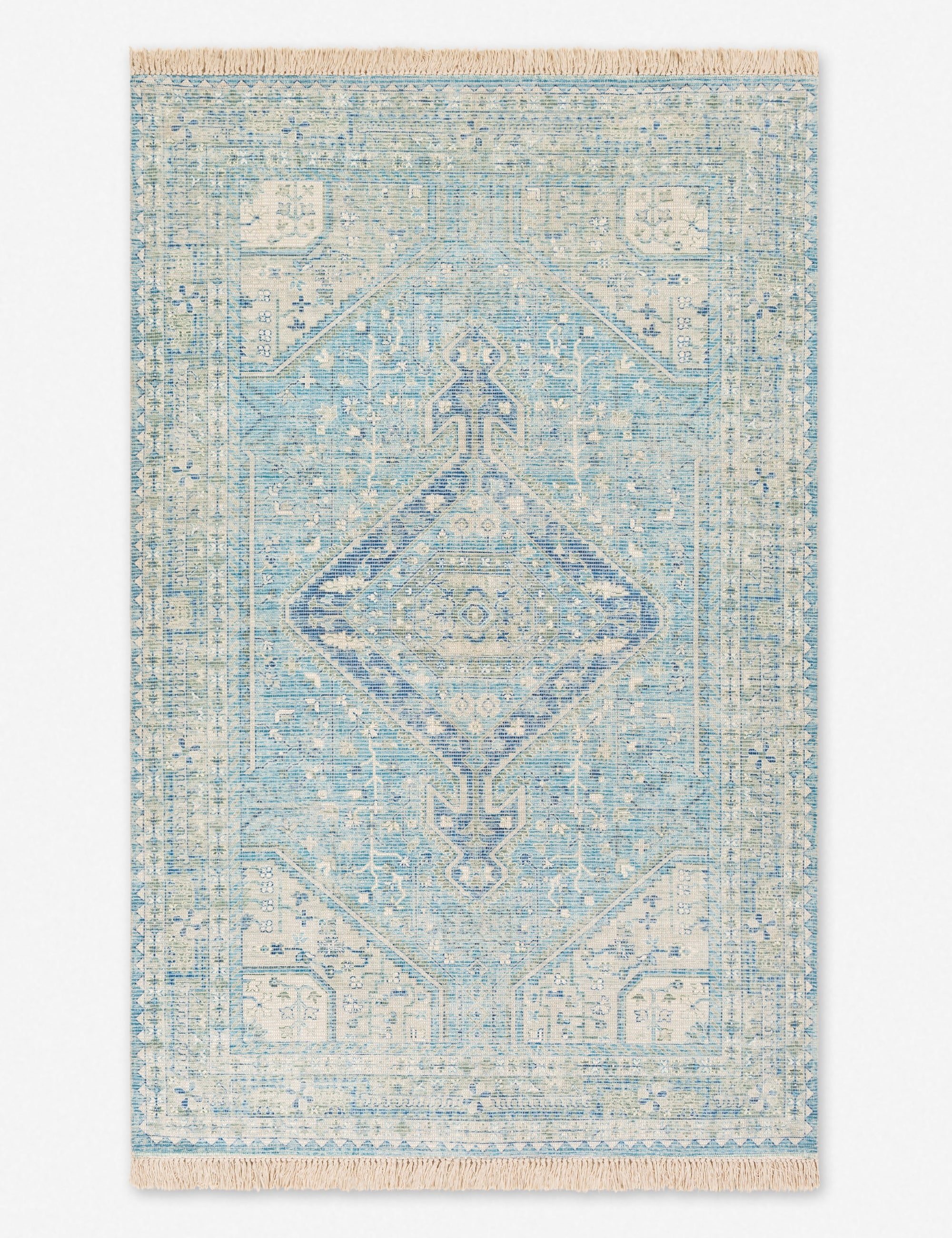 Handwoven Avelyn Rug - Bohemian Style Area Rug for Living Room, Bedroom & Home Decor - Soft & Durable Natural Fiber Floor Mat
