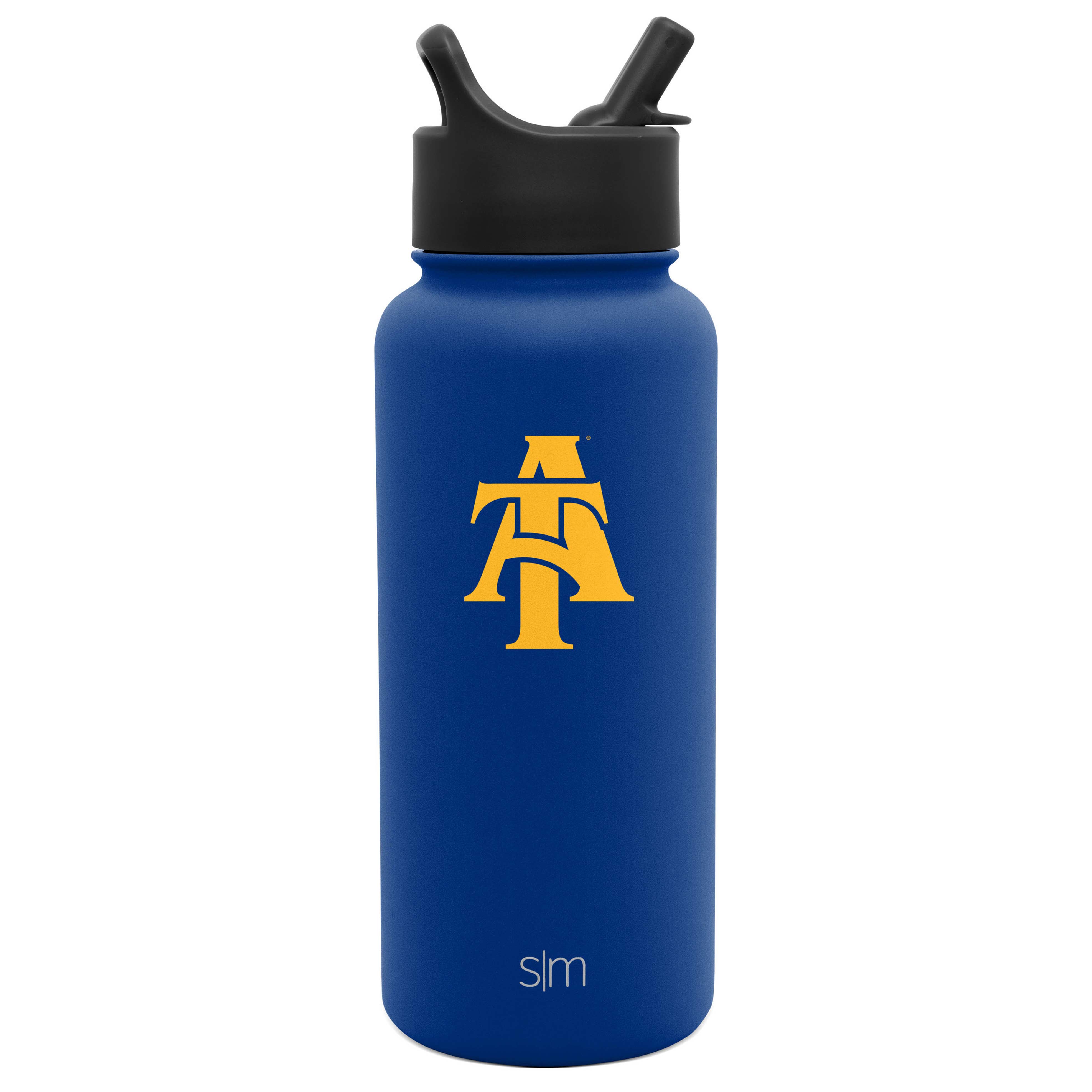 Collegiate Summit Insulated Water Bottle with Straw Lid - Leakproof Stainless Steel for School, Gym & Outdoor Activities