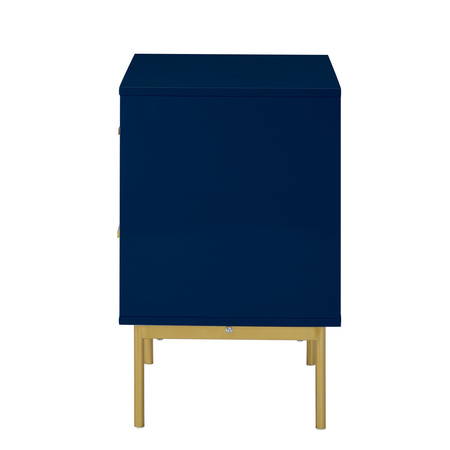 Modern Nightstand with Two Drawers - Nahuel Bedside Table with Optional Styles for Bedroom, Living Room & Guest Room - Sturdy Wooden End Table with Storage for Home Decor