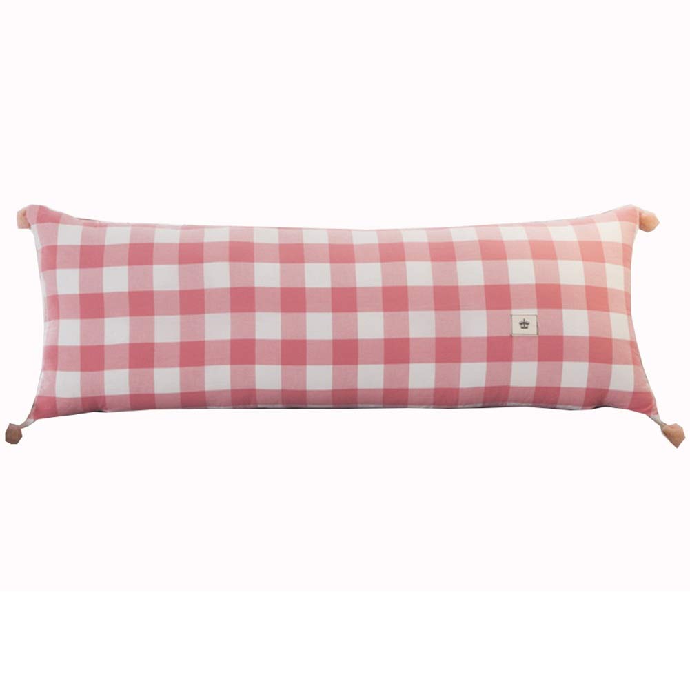 XIAOZHEN Side Sleeper Pillow - Nursing & Lumbar Support Cushion - Soft, Washable Backrest for Pregnancy, Breastfeeding & Back Pain Relief - 5 Colors & 4 Sizes (Fan Grid, 150x60cm) - Perfect for Bed, Sofa & Office Chair