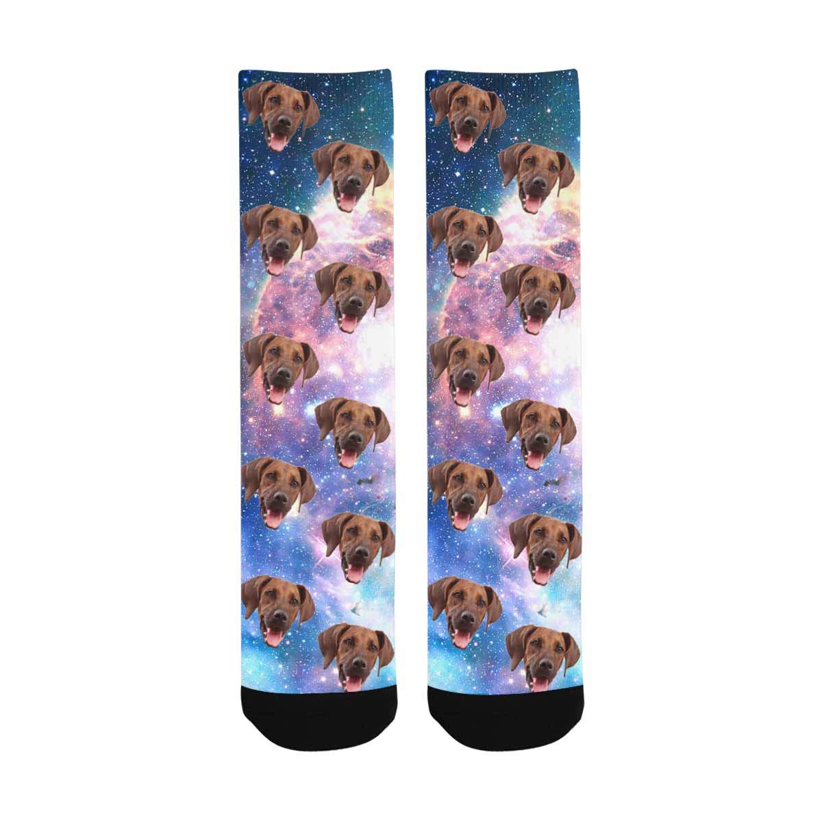 Custom Photo Socks - Personalized Pet Dog Face Crew Socks for Men & Women | Unique Gift for Couples, Family & Pet Lovers | Great for Holidays, Birthdays & Special Occasions
