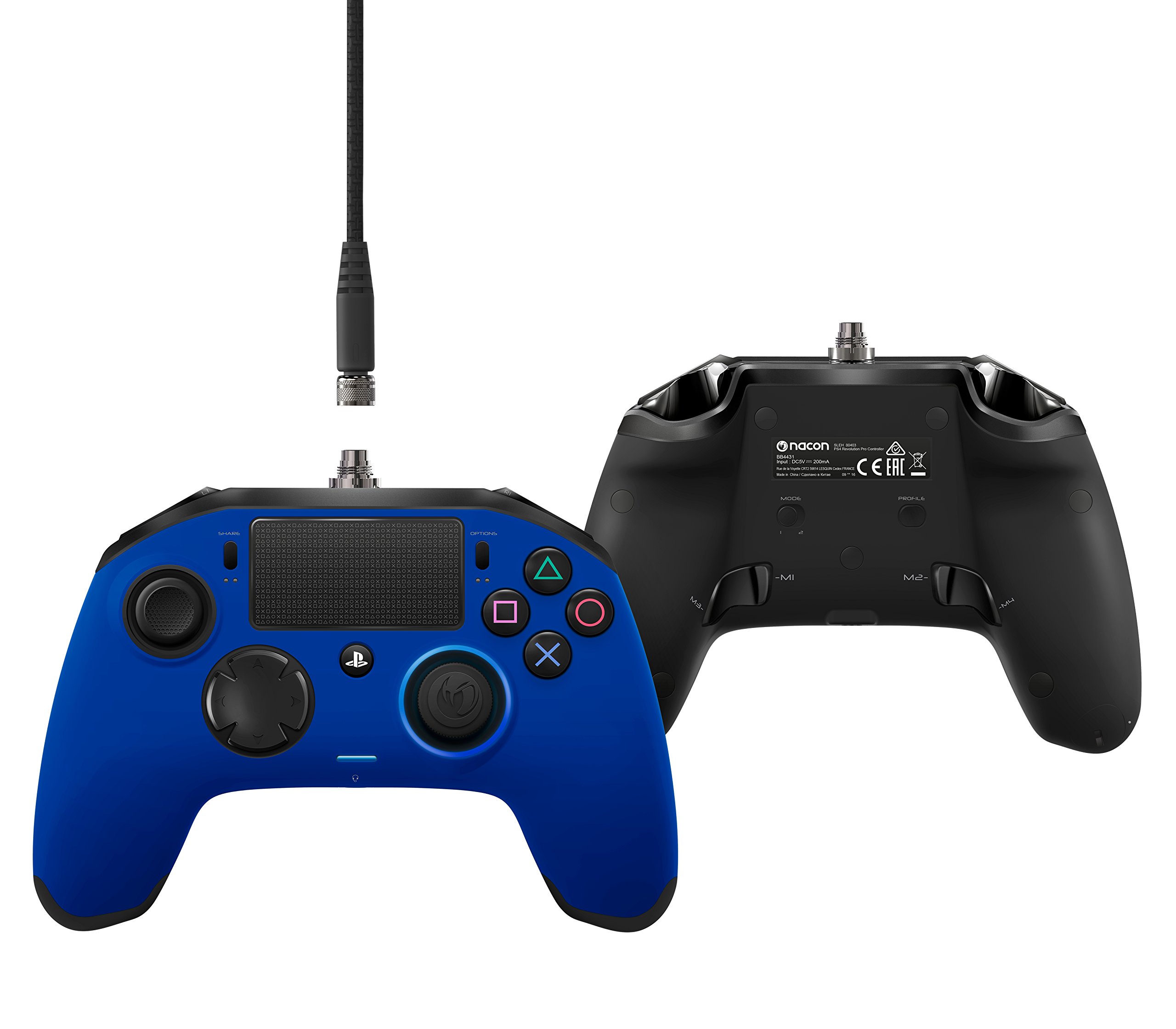 Nacon Revolution Pro Controller for PlayStation 4 - Wireless Bluetooth Gaming Pad with Customizable Buttons & Triggers - Perfect for Competitive Gaming & Esports Tournaments