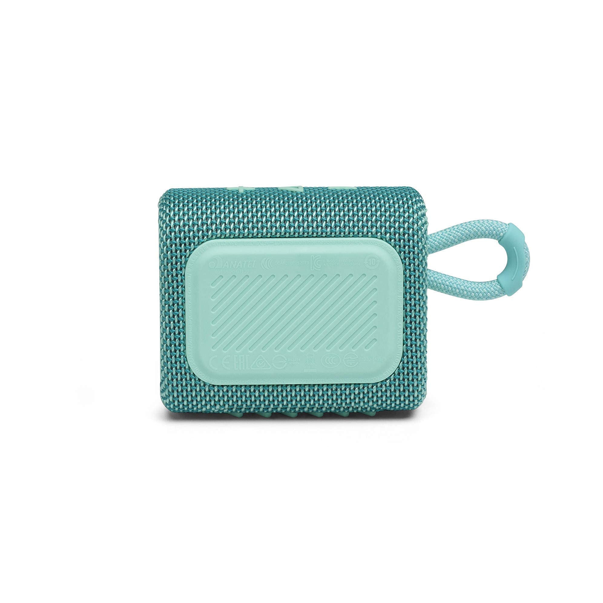 JBL GO 3 Waterproof Wireless Bluetooth Speaker - Portable Mini Speaker with 5H Playtime, IP67 Dustproof & Shockproof - Perfect for Beach, Pool, Outdoor Adventures & Travel (Renewed, Teal)
