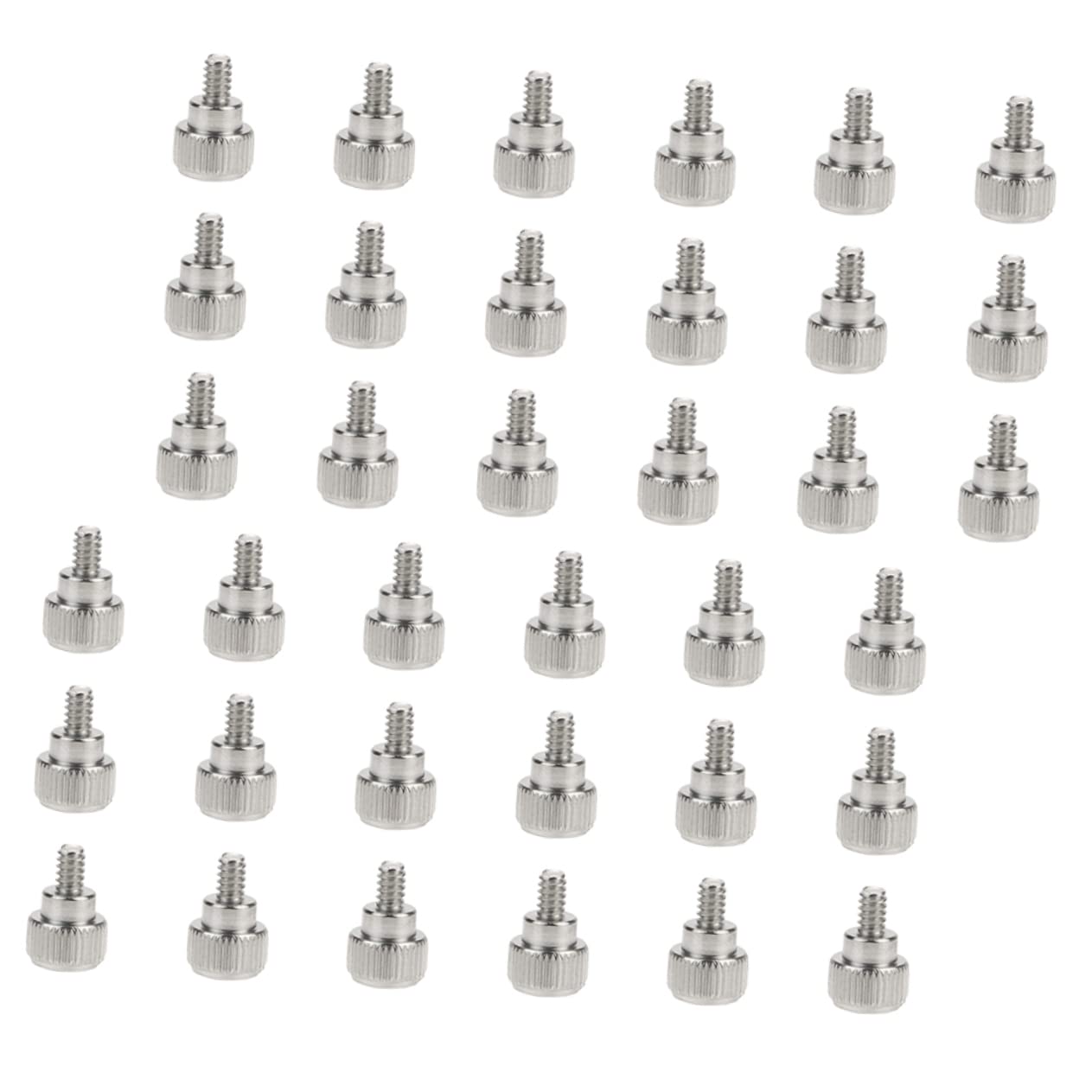 Mobestech 100pcs Black Oxide Computer Case Screws - Chassis Fixing Screws for PC Build, Repair & Maintenance - Compatible with Desktop, Tower & Gaming PC Cases