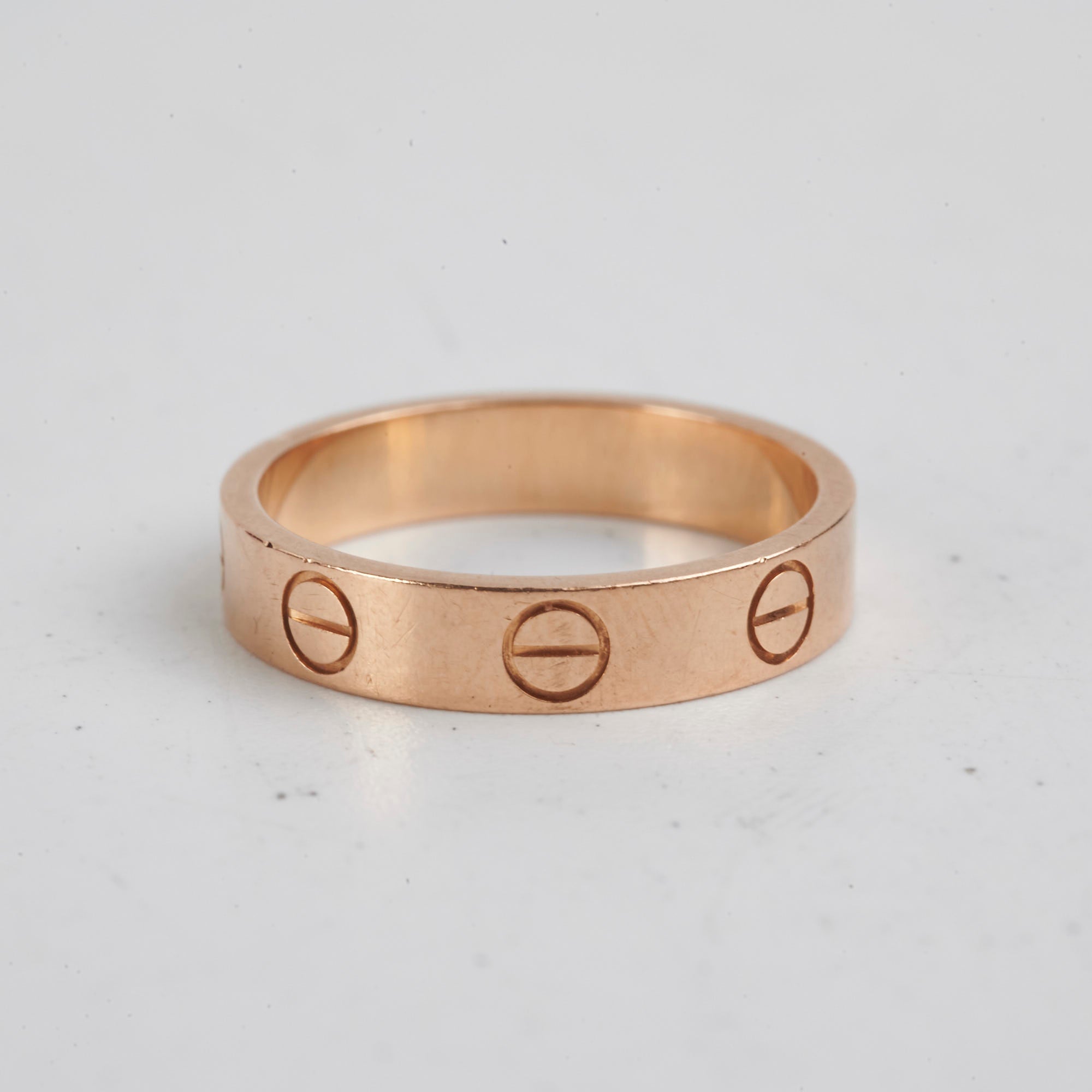 Cartier Love Ring Small Model 18K Pink Gold Size 4.9 - Luxury Wedding Band, Anniversary Gift for Her, Romantic Couple Jewelry