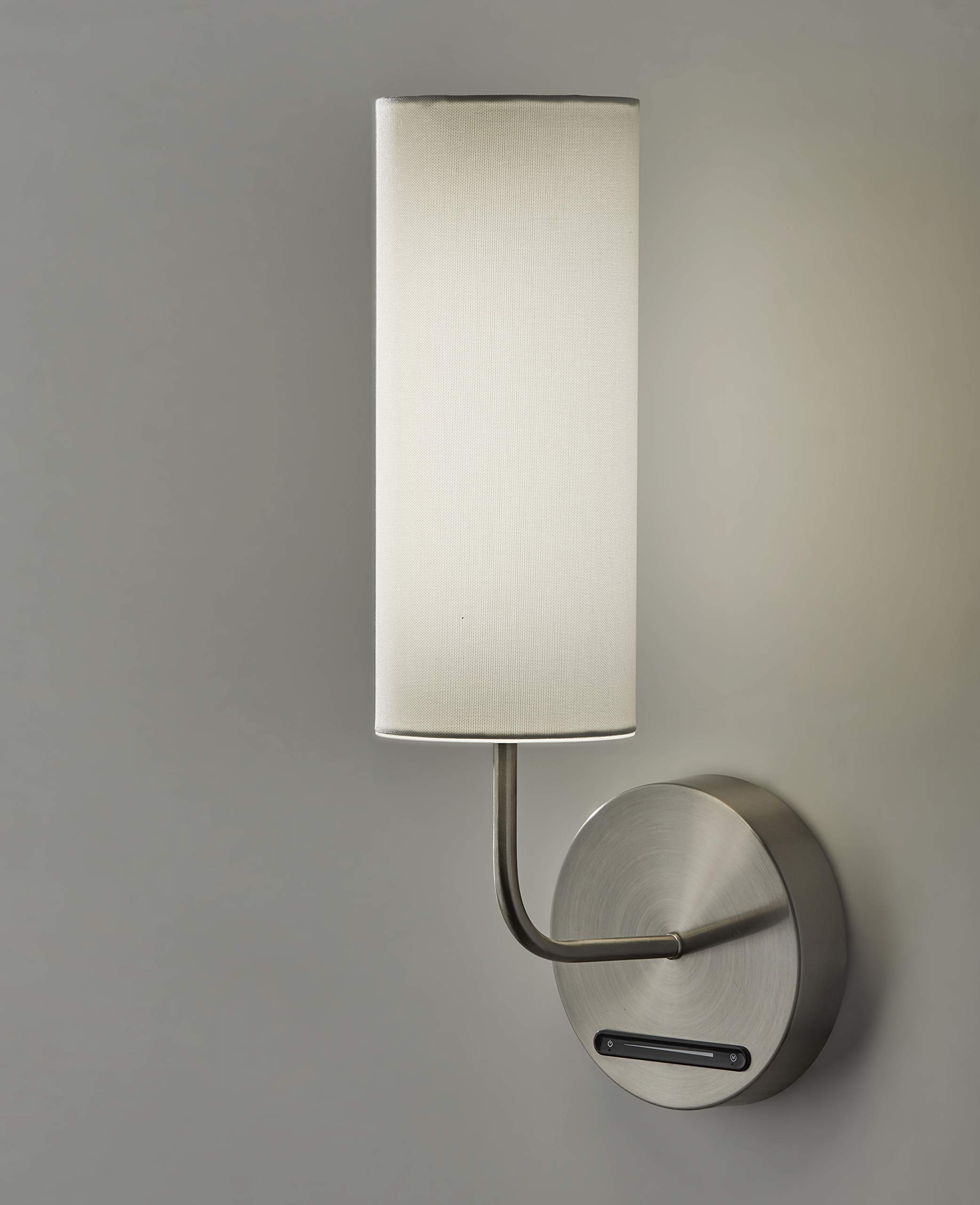 Adesso Smart Home Circadian LED Wall Light with Smart Switch - Alexa Compatible, Certified for Humans Device - Perfect for Bedroom, Living Room & Home Automation