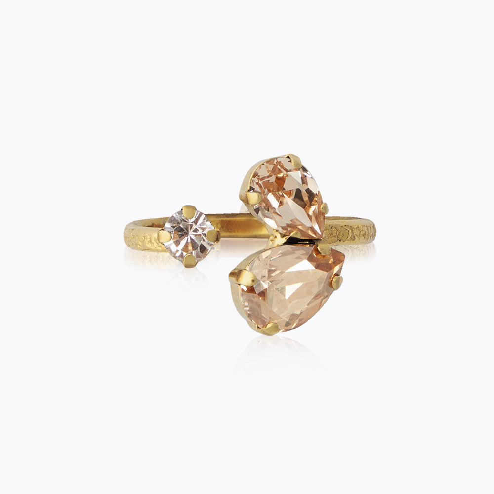 Alisia Ring - 14K Gold Plated Elegant Stackable Ring Set for Women, Perfect for Everyday Wear, Gift Giving & Special Occasions