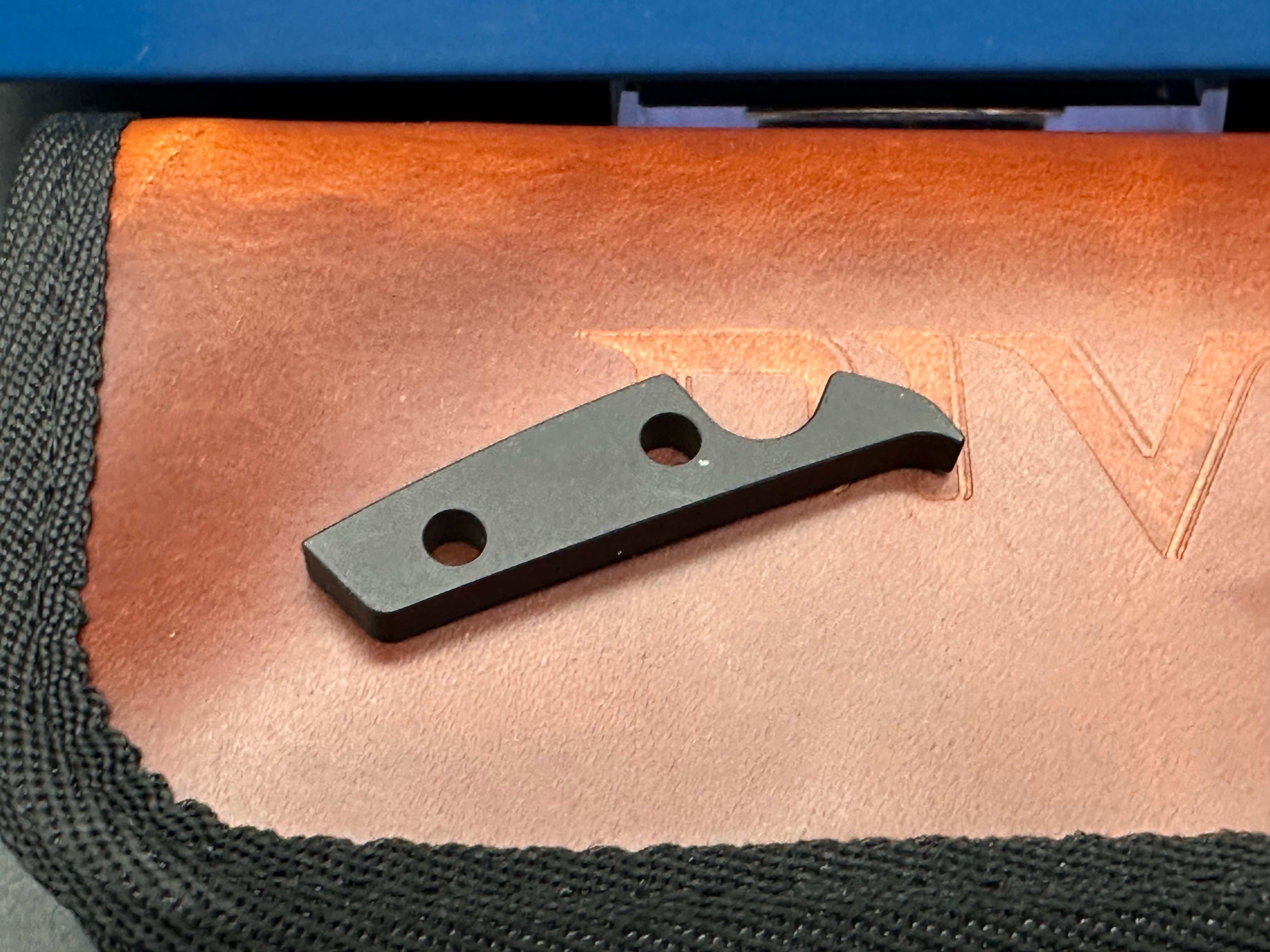 Divo Knives Buzz Reverse Tux Bead Blasted Titanium Folding Knife - Black Washed 20CV Blade, Zircuti Back Spacer & Skiff Bearings - EDC, Outdoor, Camping & Tactical Use