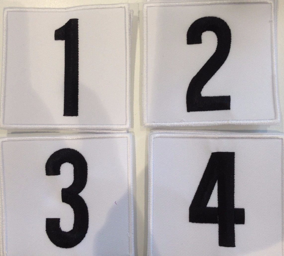 Exam ID Numbers 1-4 - Student Testing & Classroom Organization Supplies - Perfect for Teachers, Proctors & School Administrators