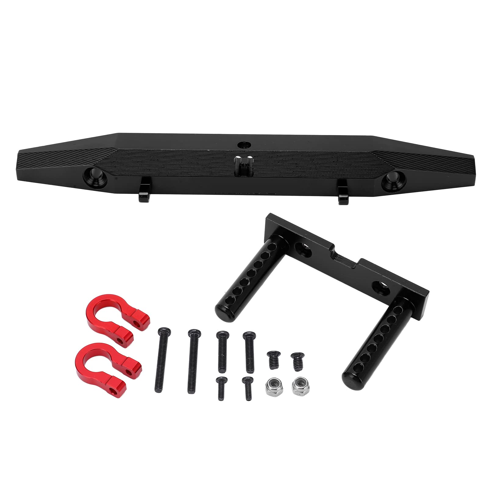 SOONALL Aluminum RC Car Bumper for MN999 SCX10 AXIAL - Durable Crawler Accessory for Off-Road Adventures