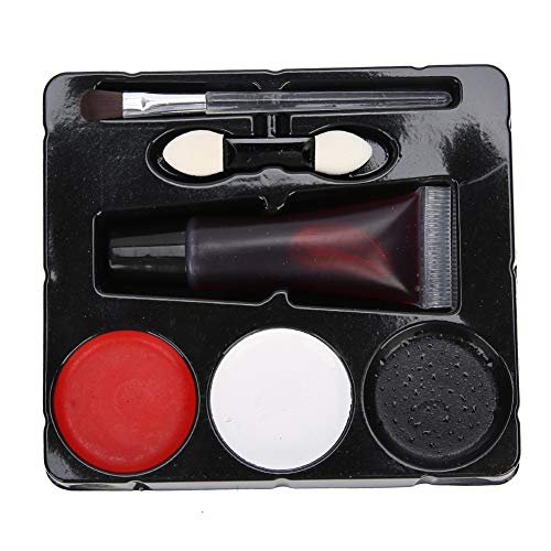 Halloween Makeup Kit - Professional Fake Blood, Zombie & Scary Face Paint Set for Costume Parties, Theater & Horror Cosplay - Red Liquid Body Paint for Halloween, Haunted Houses & Special FX Makeup