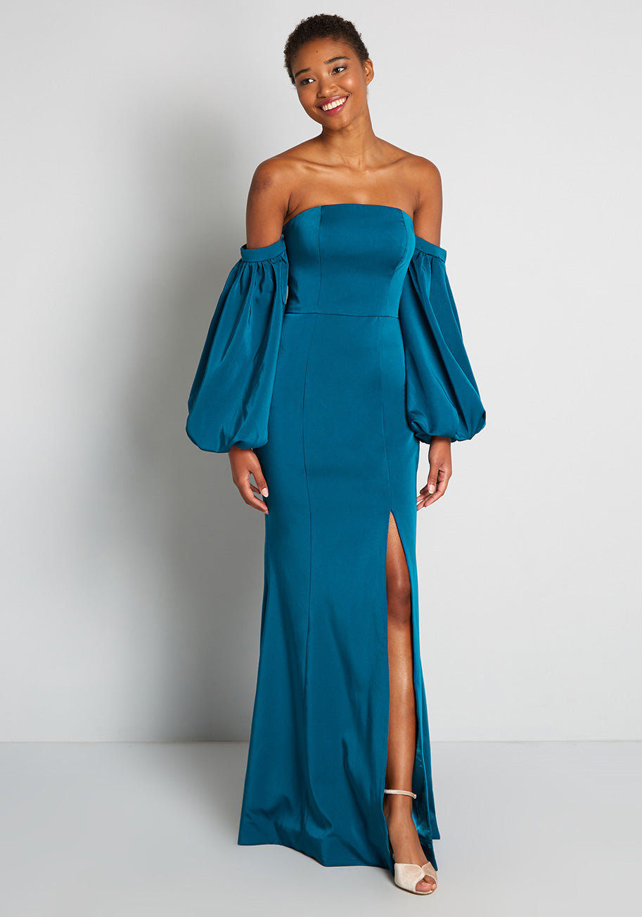 Elegant Maxi Dress for Women - Flowy Long Dress with Pockets - Perfect for Weddings, Parties & Summer Vacations