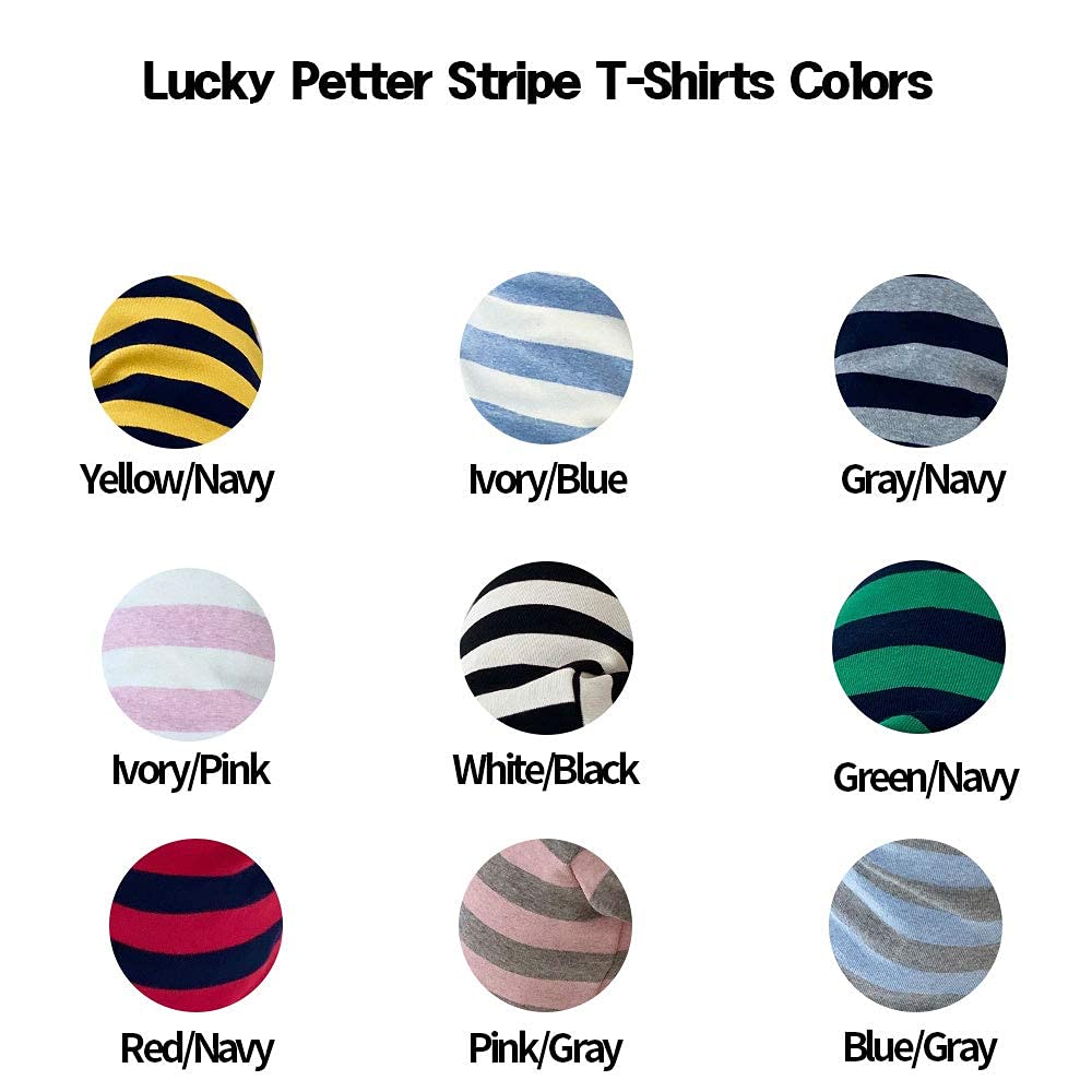 Soft Breathable Cotton Rugby Striped Dog T-Shirt for Small & Large Dogs - Pet Clothes (X-Small, Red/Navy) - Perfect for Daily Walks, Playtime & Photo Shoots