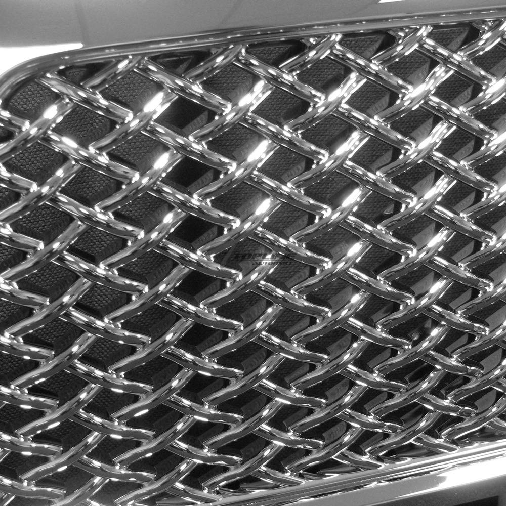 ABS Chrome Dragon Mesh Grill Guard for 05-11 Toyota Tacoma - Off-Road Protection