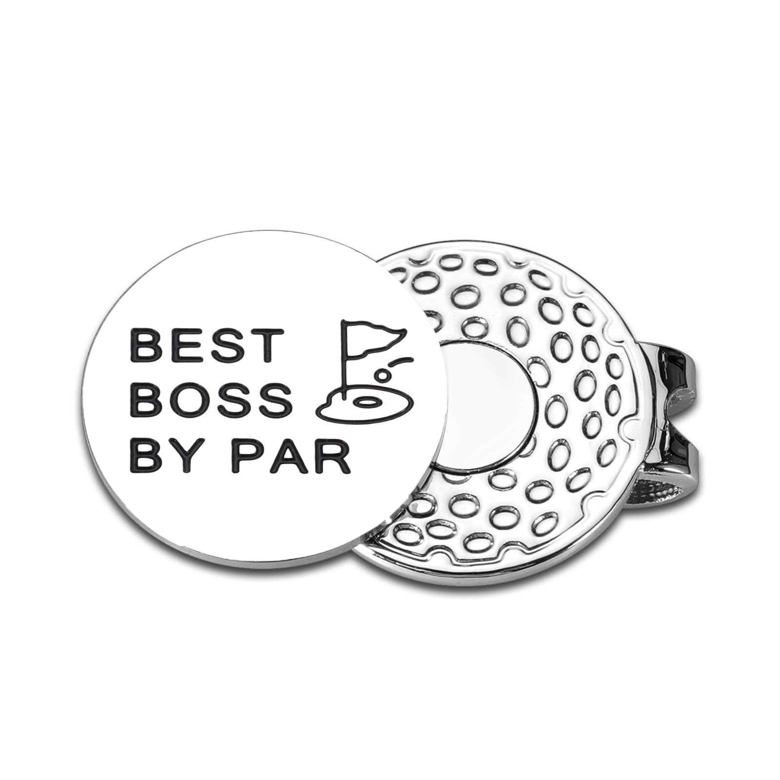 Premium Golf Ball Markers & Hat Clip Set - Unique Boss Gifts for Men & Women - Perfect for Boss Appreciation, Work Anniversary, Christmas & Coworker Farewell - Ideal for Golf Lovers & Office Professionals