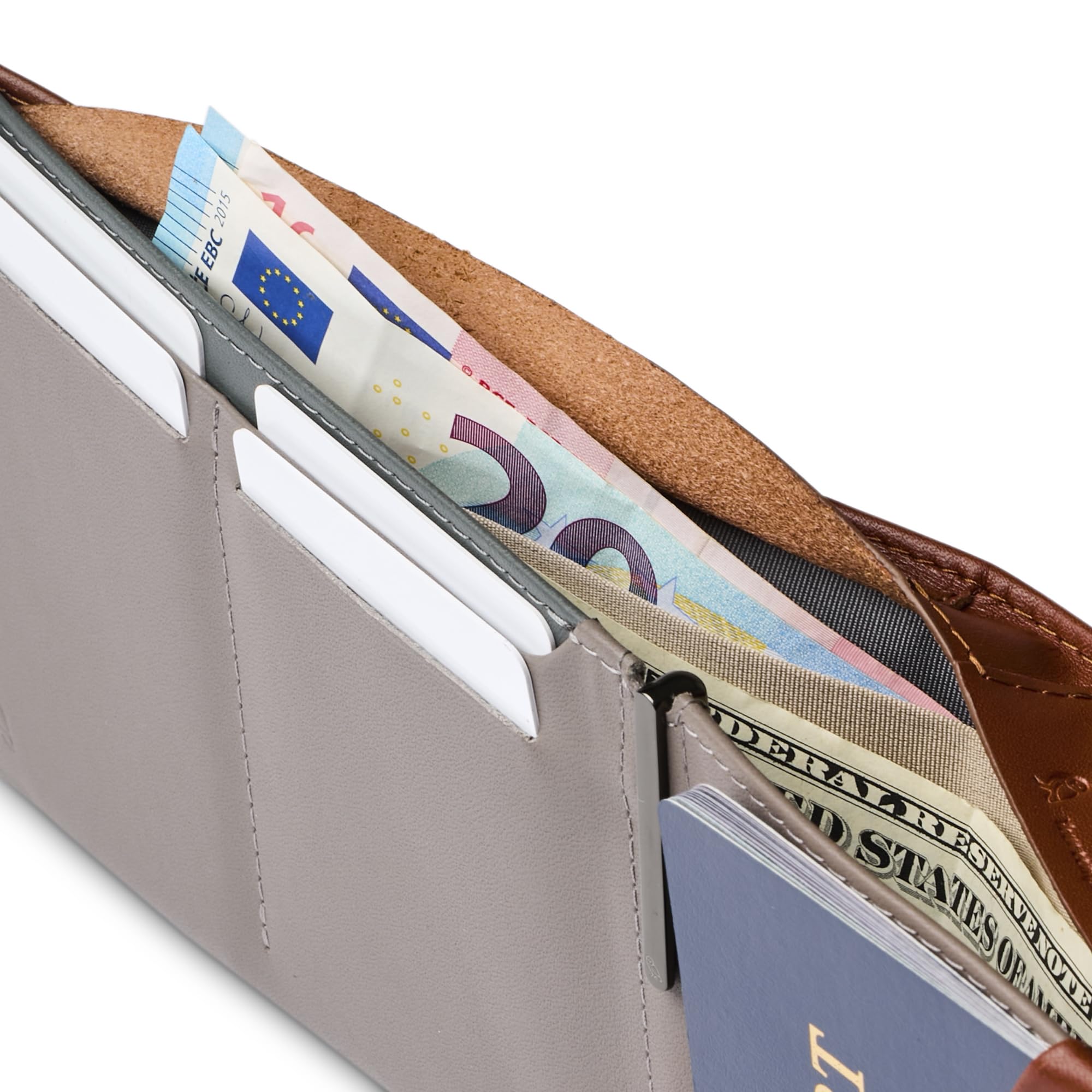 Bellroy Premium RFID Travel Wallet - Secure Passport Holder for Tickets, Cash, Cards & Pen | Slim Document Organizer for International Travel & Business Trips