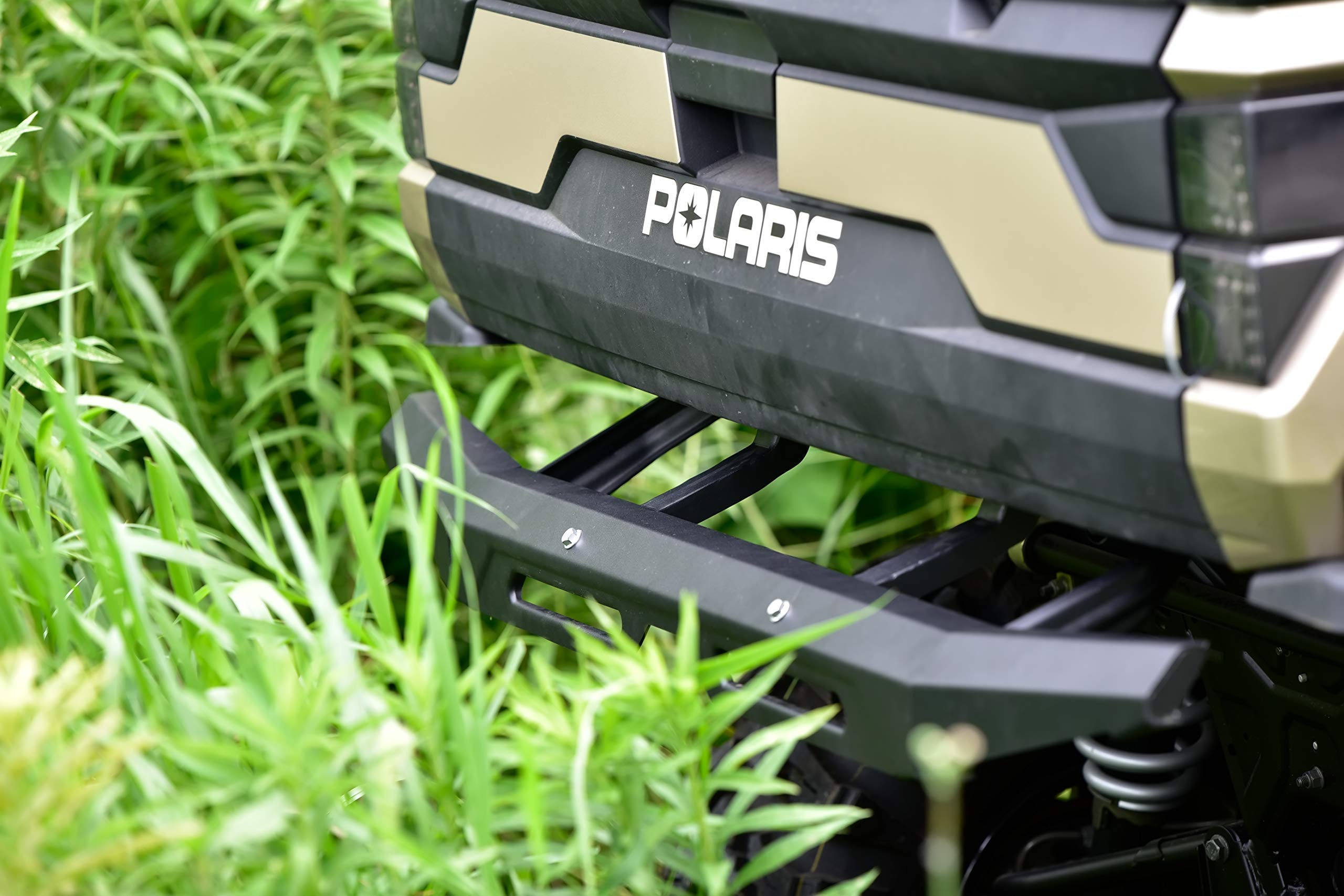 SAUTVS Rear Bumper & Front Floor Mats Kit for Polaris Ranger XP 1000 Crew 1000 Diesel - Durable Off-Road Protection for UTV Accessories | Perfect for Hunting, Farming & Outdoor Adventures