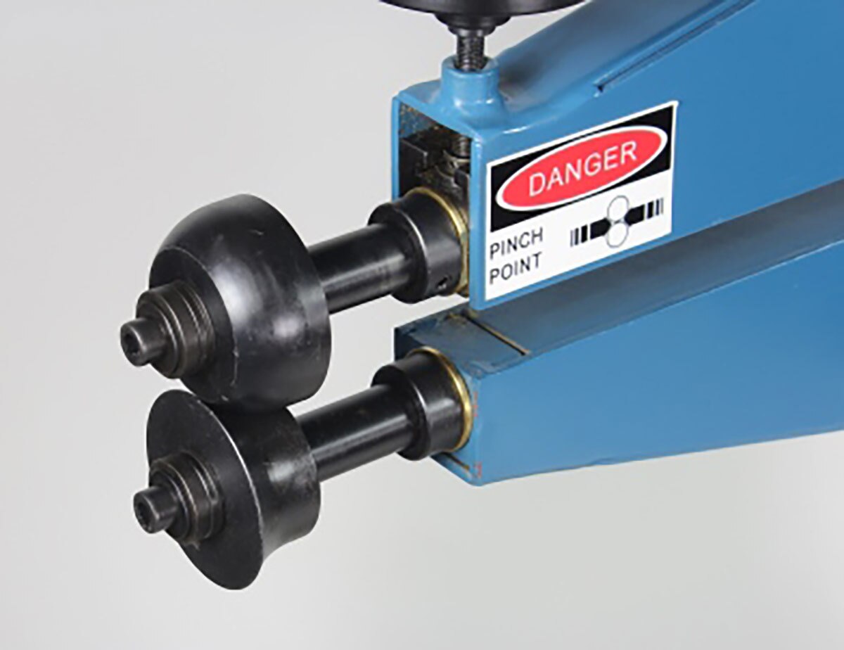 Baileigh Industrial BA9 1000935 BR-18M 24-Inch Bead Roller - Metal Forming Tool for Sheet Metal Fabrication, Automotive Repair & DIY Projects