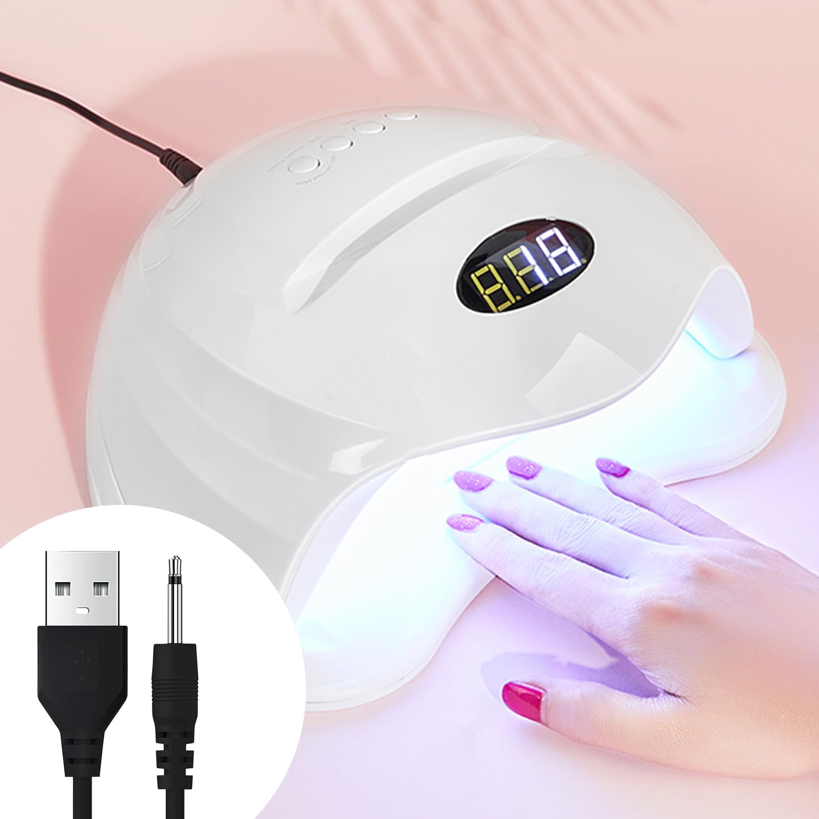 2 Pack USB to 2.5mm Male DC Charger Cable for Wireless Massagers - Fast Charging Power Cord Compatible with 5V Rechargeable Devices - Perfect for Home Massage, Spa Treatments & Relaxation Therapy