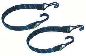 ROK Motorcycle Hook Straps (Pair) - Heavy Duty Bike Tie Down Straps for Secure Motorcycle Transport - Perfect for Trailers, Trucks & Garage Storage