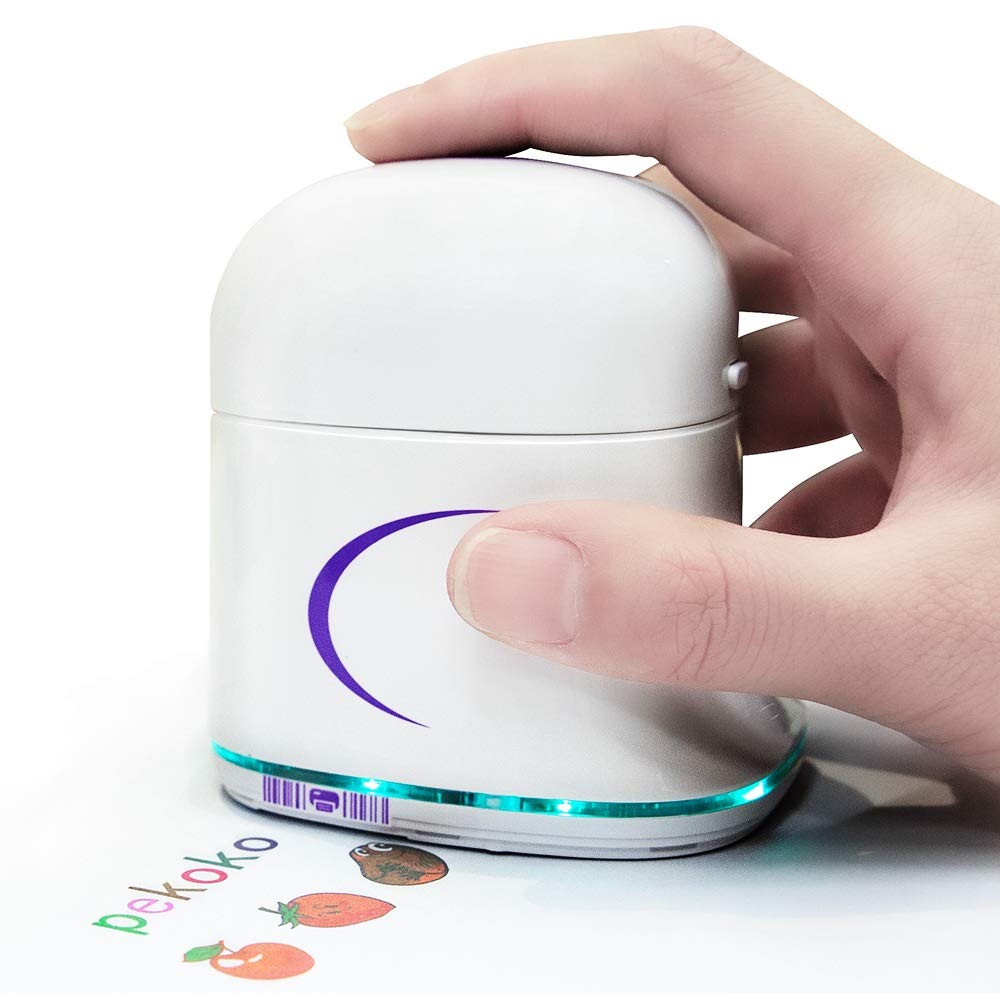 Pekoko Portable Inkjet Printer - Handy Color Printer for Wood, Fabric, Stone & More | Print Custom Text, Barcodes, QR Codes & Photos via App | Ideal for DIY Crafts, Labeling & Personalized Gifts