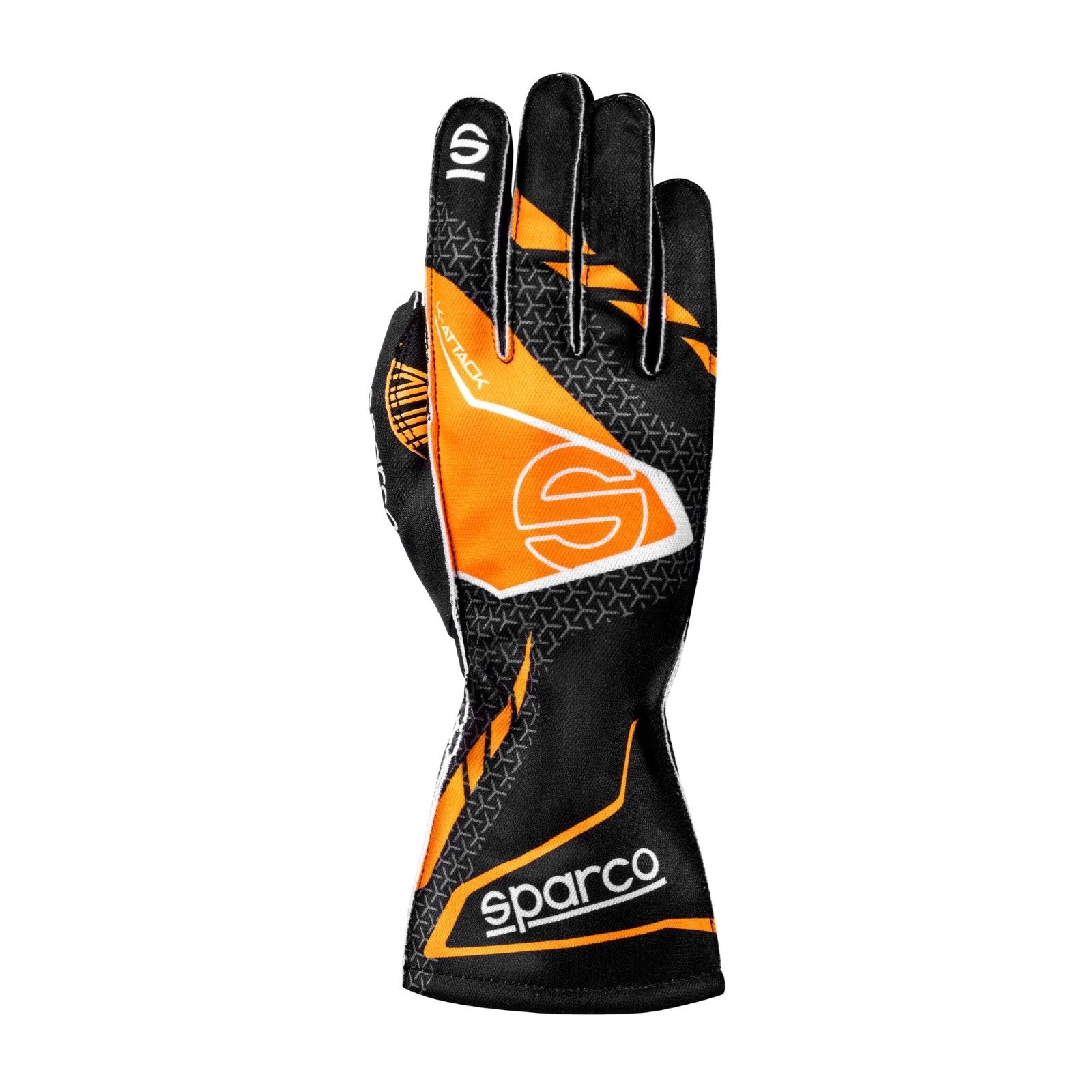 SPARCO K ATTACK (2025) Racing Gloves - Professional Motorsport Driving Gloves for Karting, Track Racing & Performance Driving - Breathable & Comfortable Grip