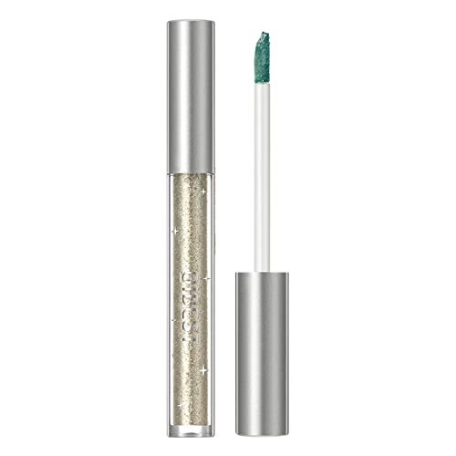 Long-Lasting Liquid Glitter Eyeshadow - Ultra Shine Pearl & Sequins - Single Color Brightening Eye Makeup (2ml) | Perfect for Party, Night Out & Special Occasions