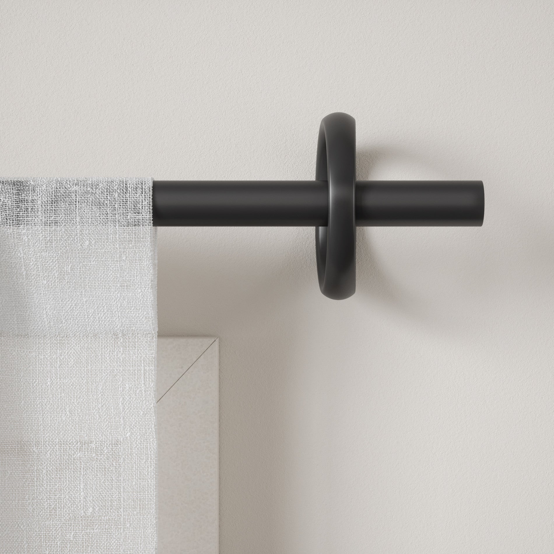 Ringlet Curtain Rod - Adjustable Decorative Window Curtain Rod for Living Room, Bedroom - Perfect for Home Decor & Window Treatments