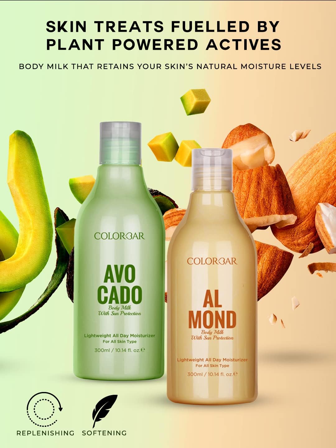 Organic Avocado Body Milk Moisturizer - 10.14 fl oz (300ml) Deep Hydrating Lotion for Dry Skin - Perfect for Daily Use & After Shower Care